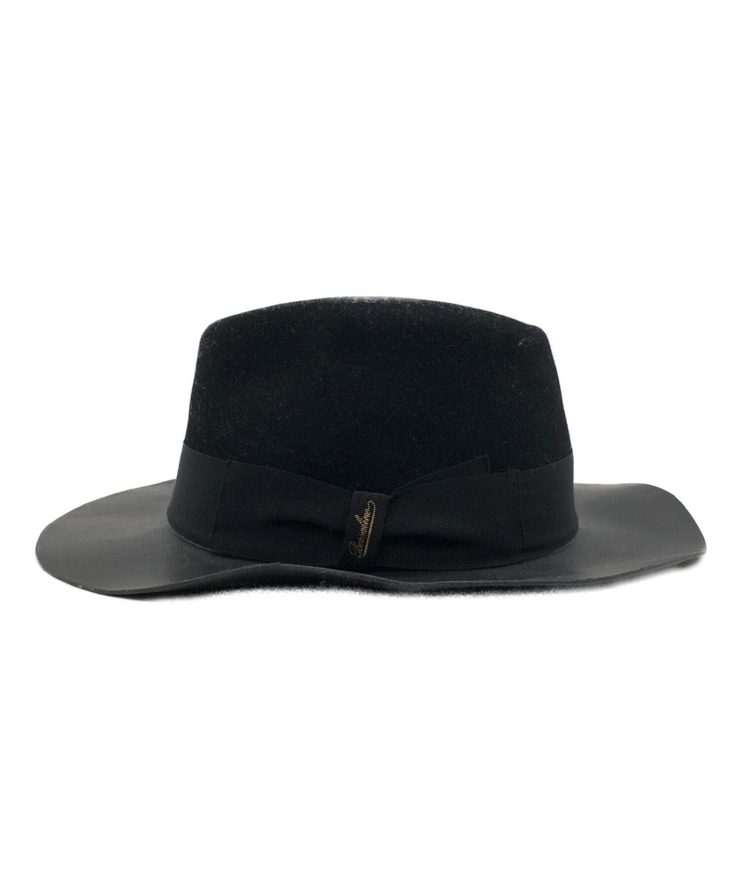 中古・古着通販】BORSALINO (ボルサリーノ) レザーブリムハット