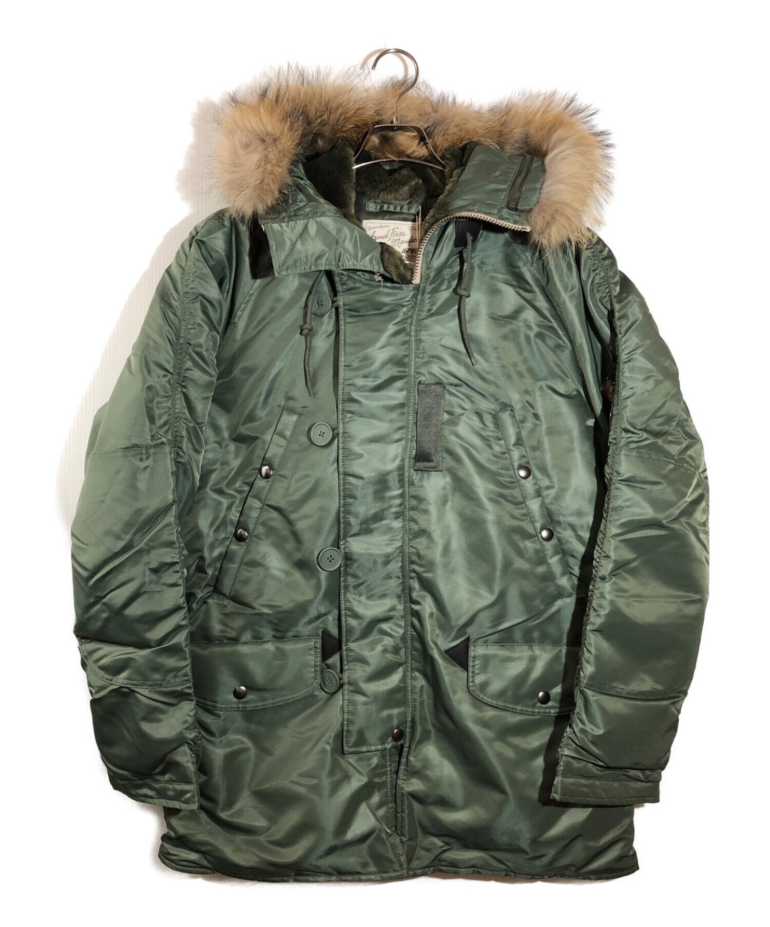 中古・古着通販】AVIREX (アヴィレックス) N-3B COMMERCIAL REAL FUR