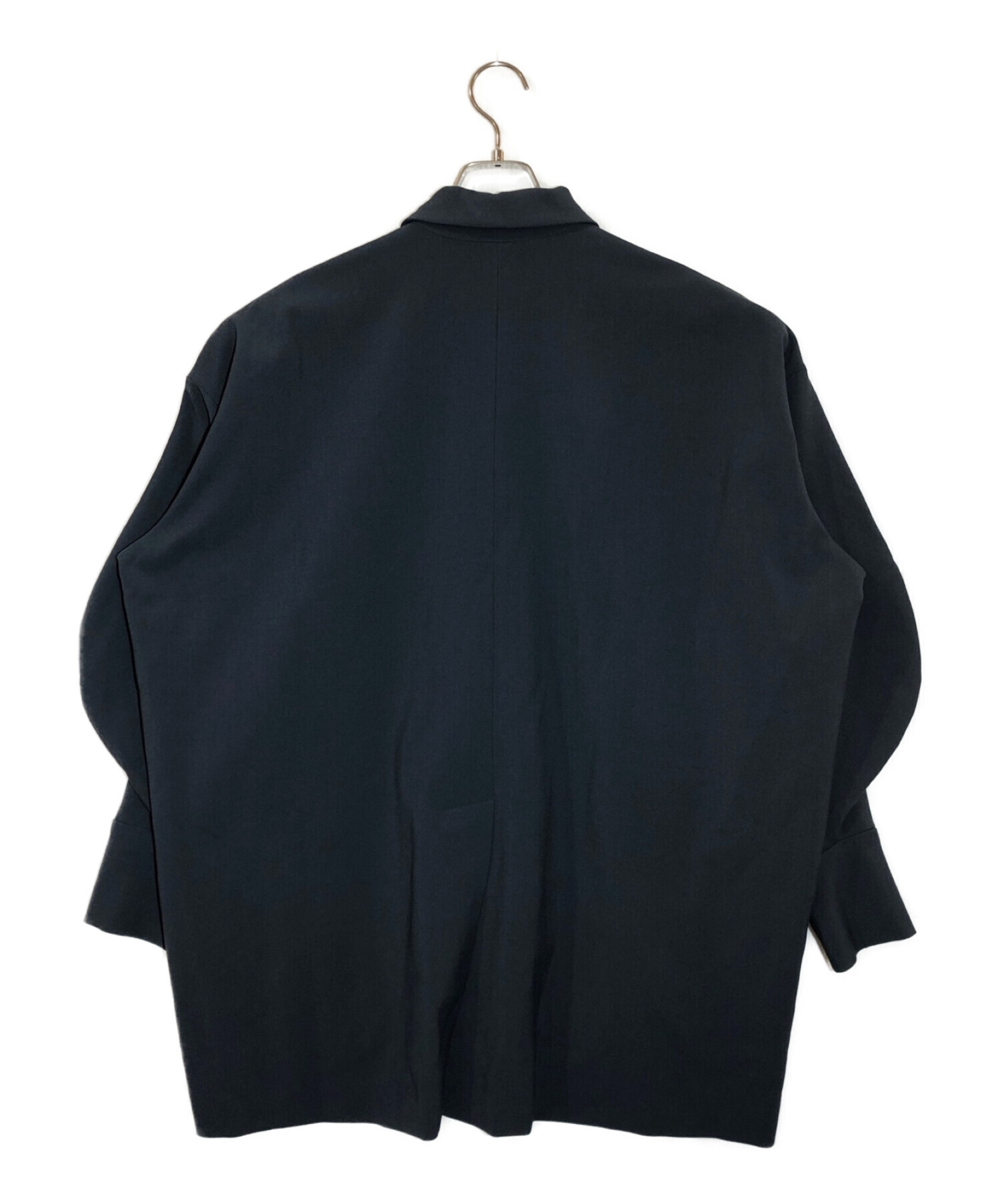 ENFOLD (エンフォルド) ダブルクロスカーブアームポロシャツ グレー サイズ:38 未使用品