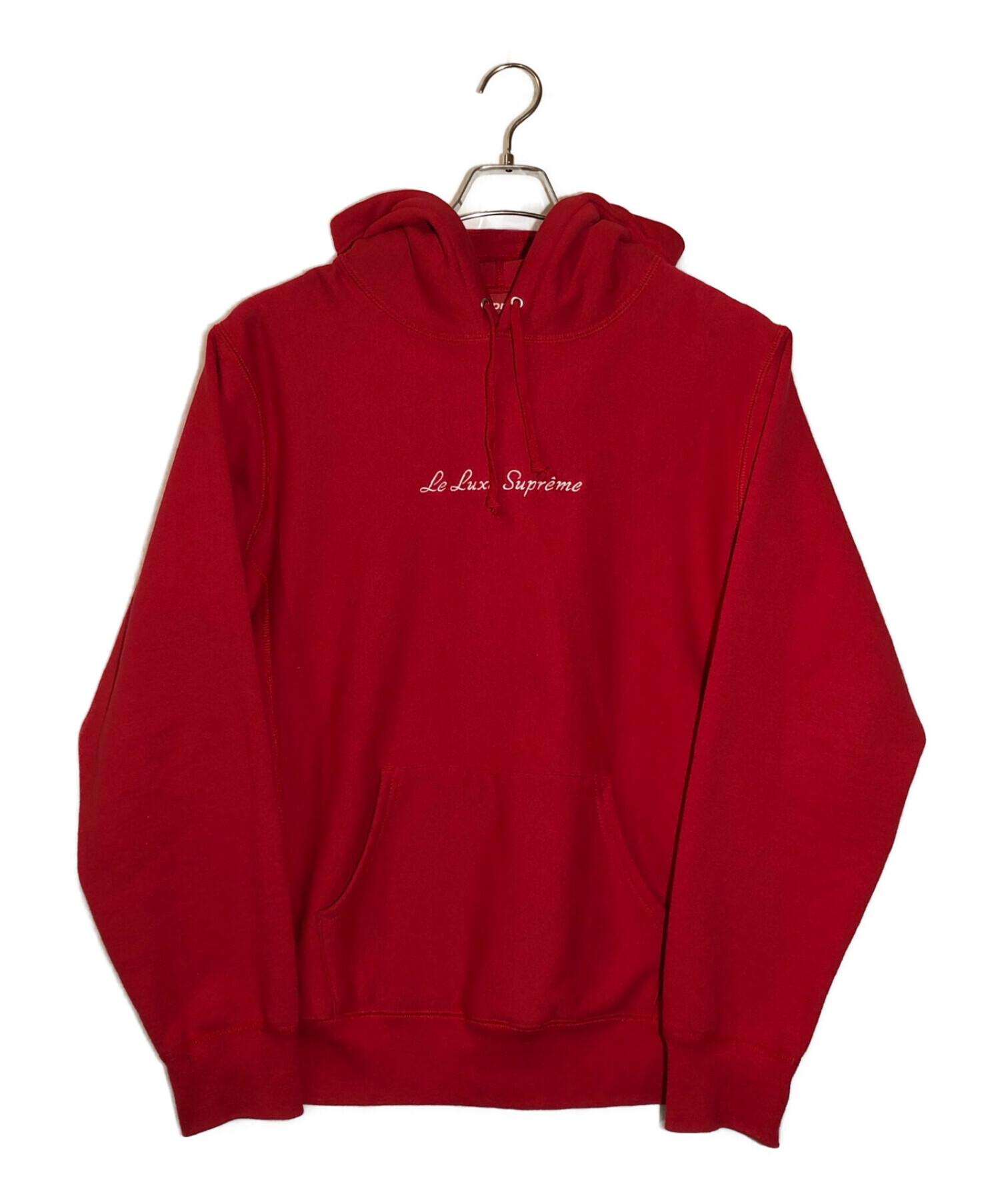 【即発送】le luxe hooded sweatshirt red M