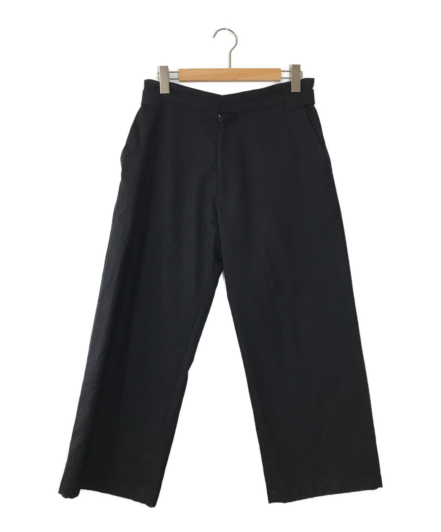 STUDIO NICHOLSON (スタジオニコルソン) BOSS HERITAGE HERRINGBONE PANT　 ボスヘリテージヘリンボーンパンツ ネイビー サイズ:M