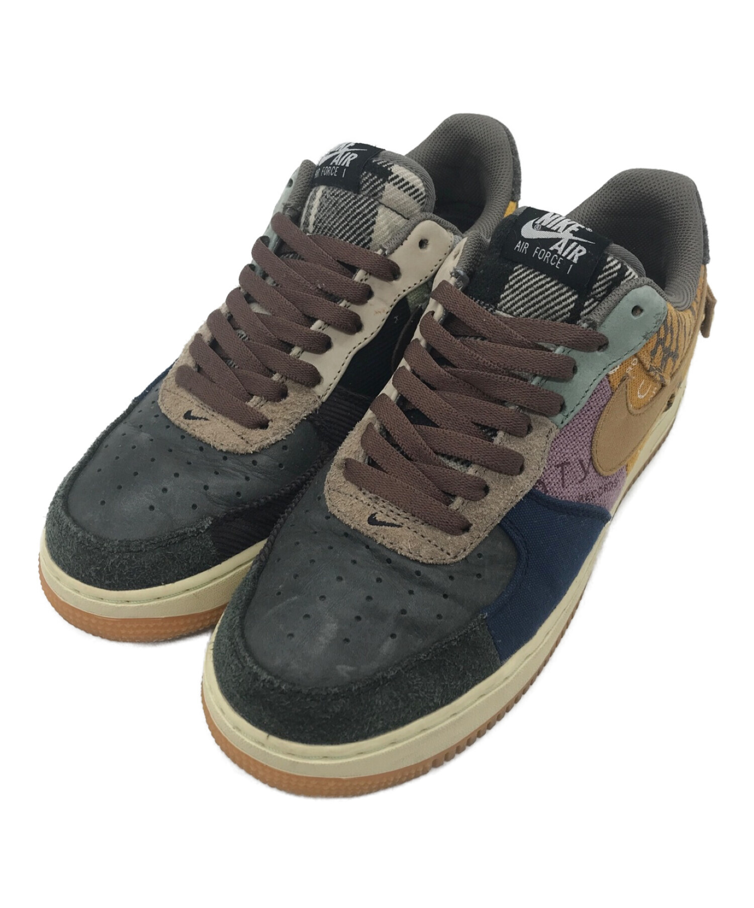 NIKE × TRAVIS SCOTT (ナイキ × トラヴィス・スコット) AIR FORCE 1 LOW CACTUS JACK  エアフォース１ロー/カクタスジャック マルチカラー サイズ:28.0