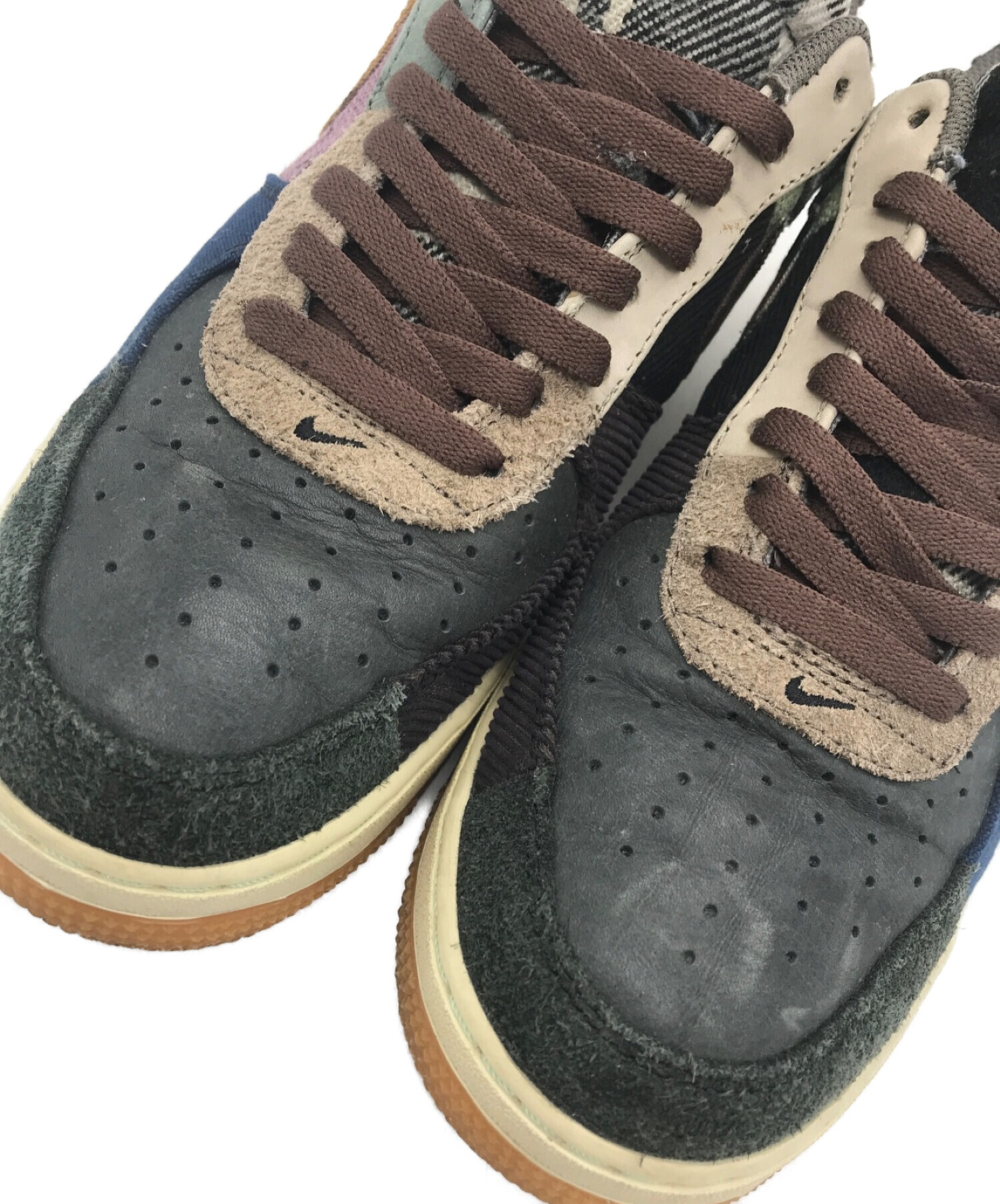 NIKE × TRAVIS SCOTT (ナイキ × トラヴィス・スコット) AIR FORCE 1 LOW CACTUS JACK  エアフォース１ロー/カクタスジャック マルチカラー サイズ:28.0