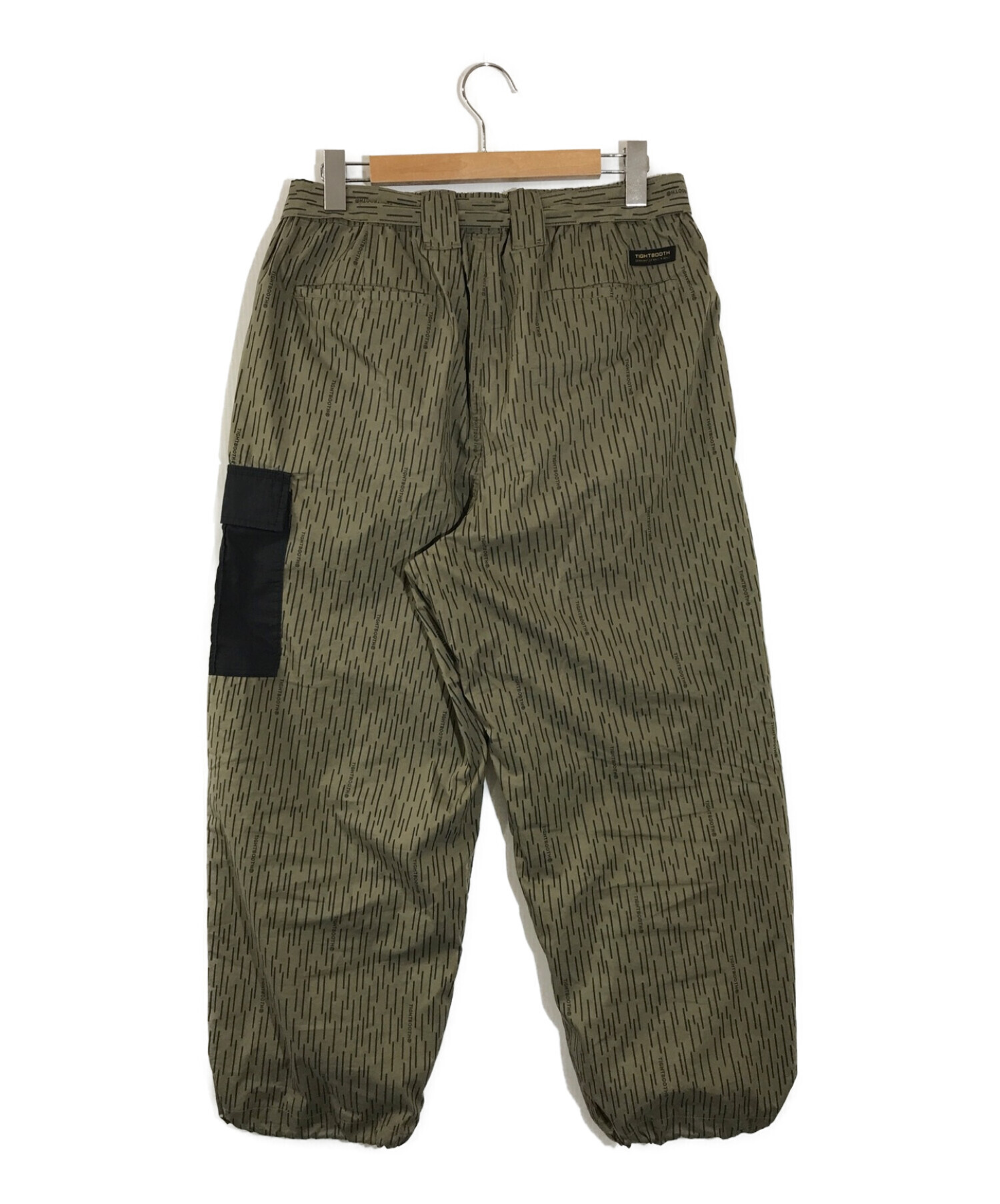 TIGHTBOOTHPRODUCTIONRAINCAMO BAGGY PANTS-