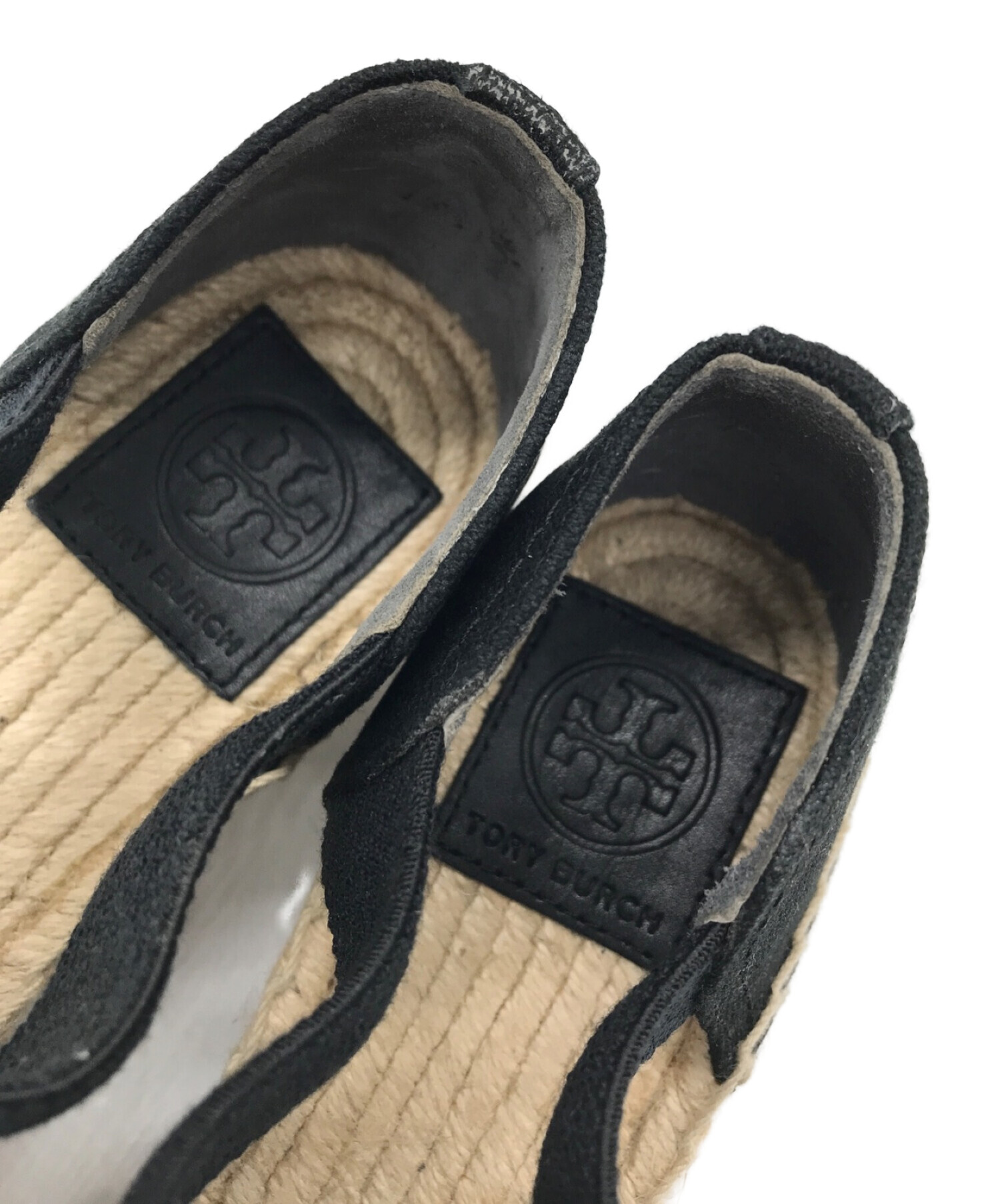 TORY BURCH (トリーバーチ) Catalina 3 50mm Espadrilles　エスパドリーユサンダル ブラック サイズ:7 1/2