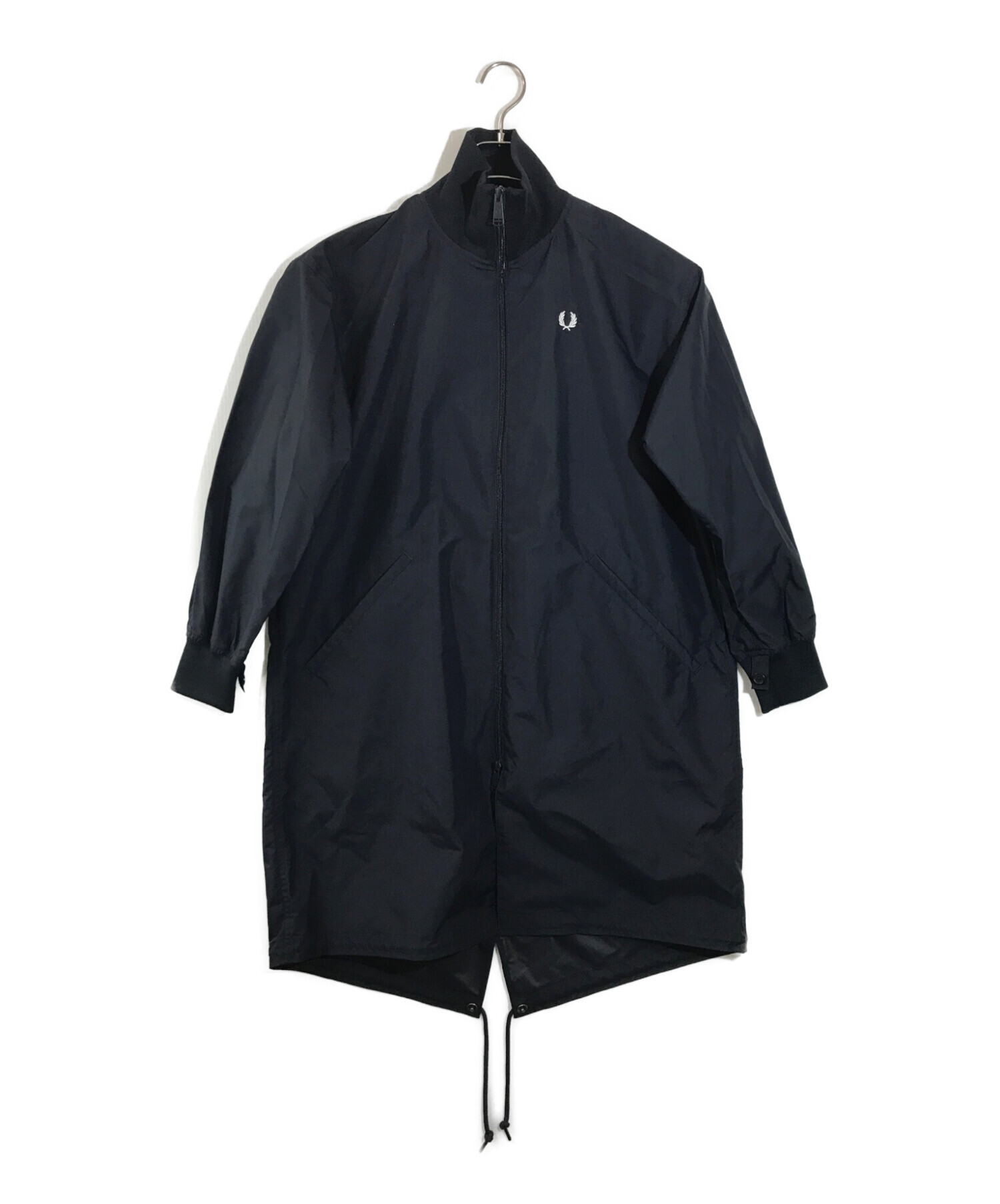FRED PERRY (フレッドペリー) Double Layered Jacket　ダブルレイヤードジャケット ネイビー サイズ:UK10