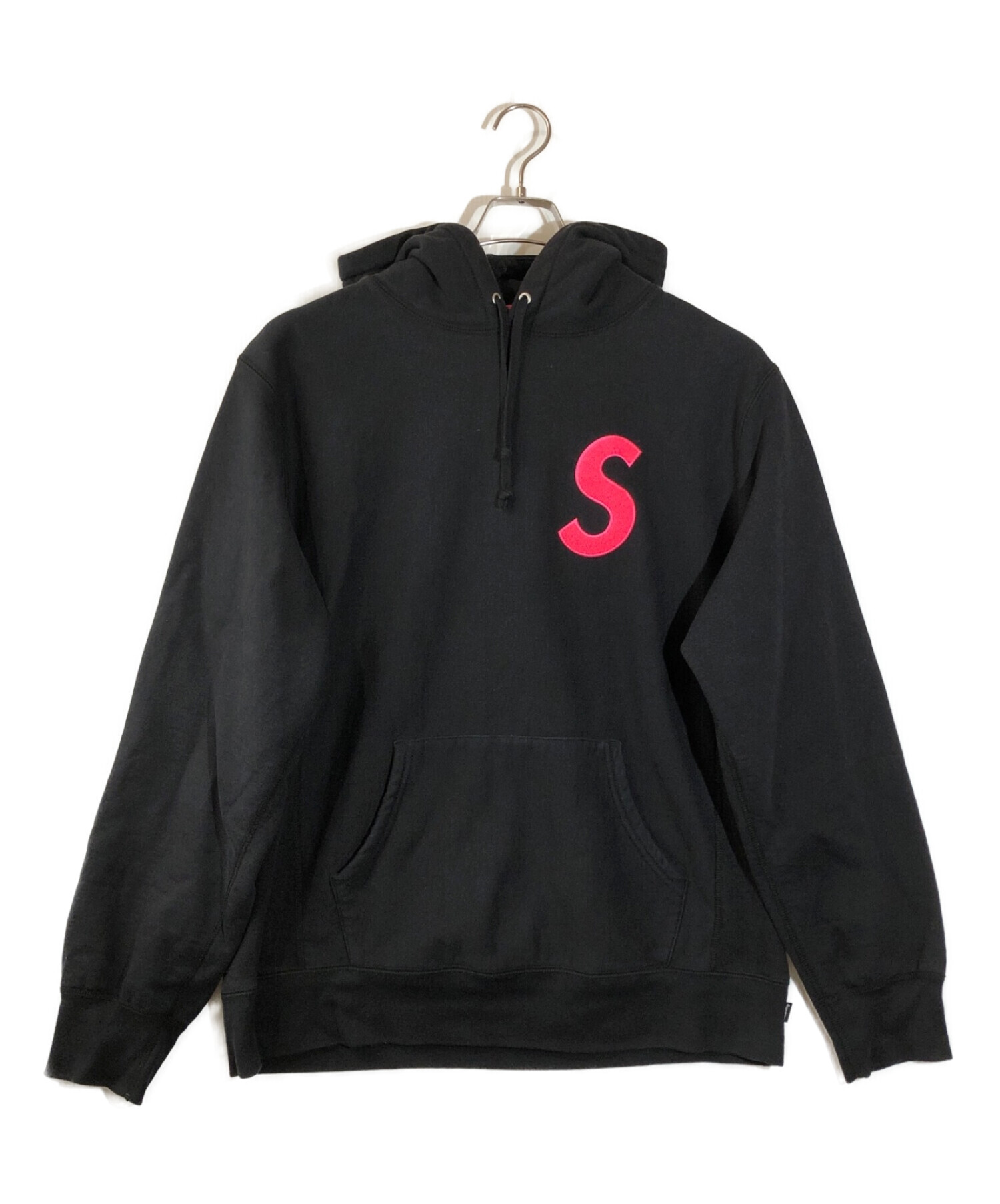 Supreme S Logo hooded Sweatshirt black L