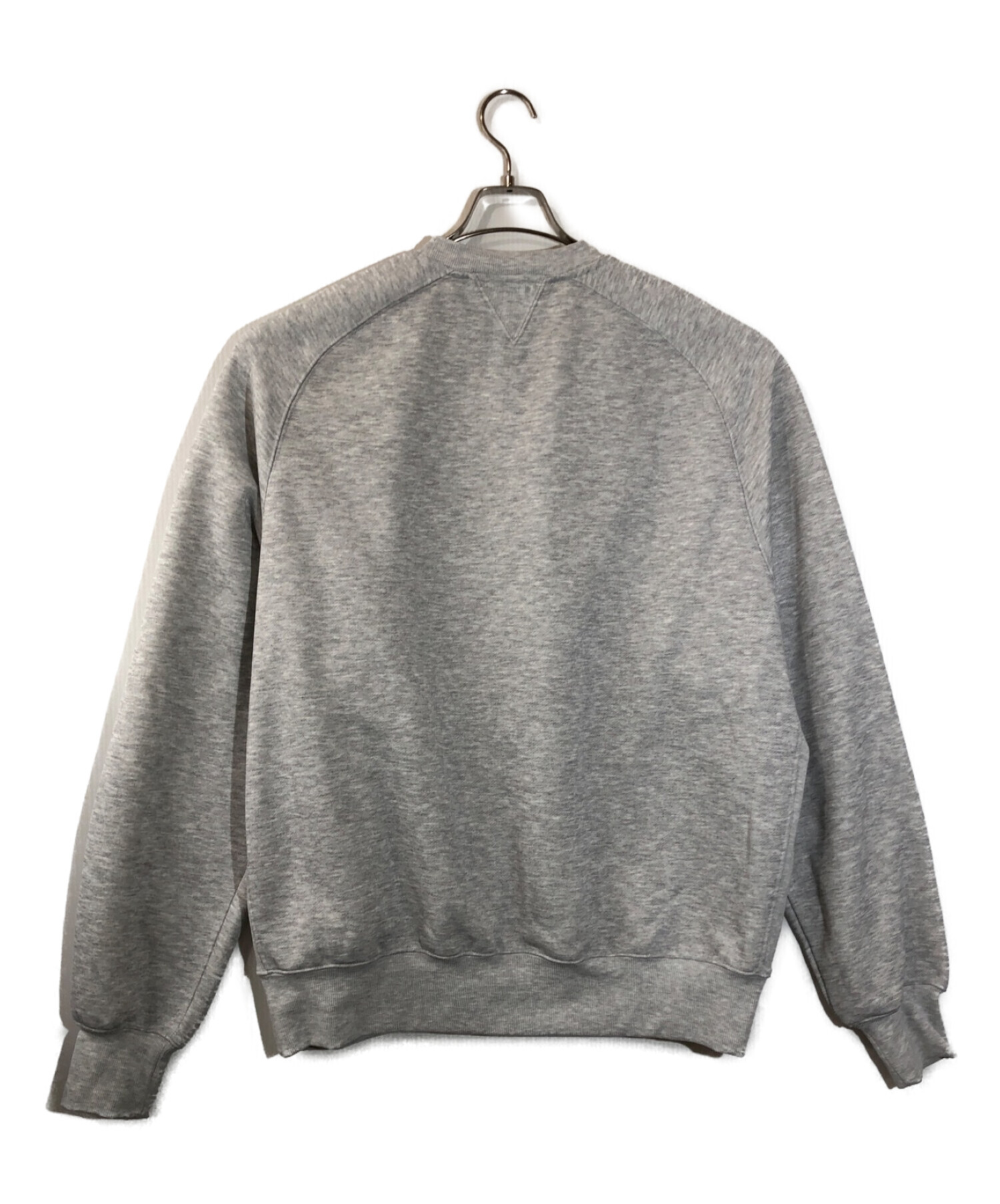 DAIWA PIER39 (ダイワ ピア39) TECH FREEDOM SLEEVE CREW NECK SWEAT SHIRTS　 テックフリーダムスリーブクルーネックスウェットシャツ グレー サイズ:L