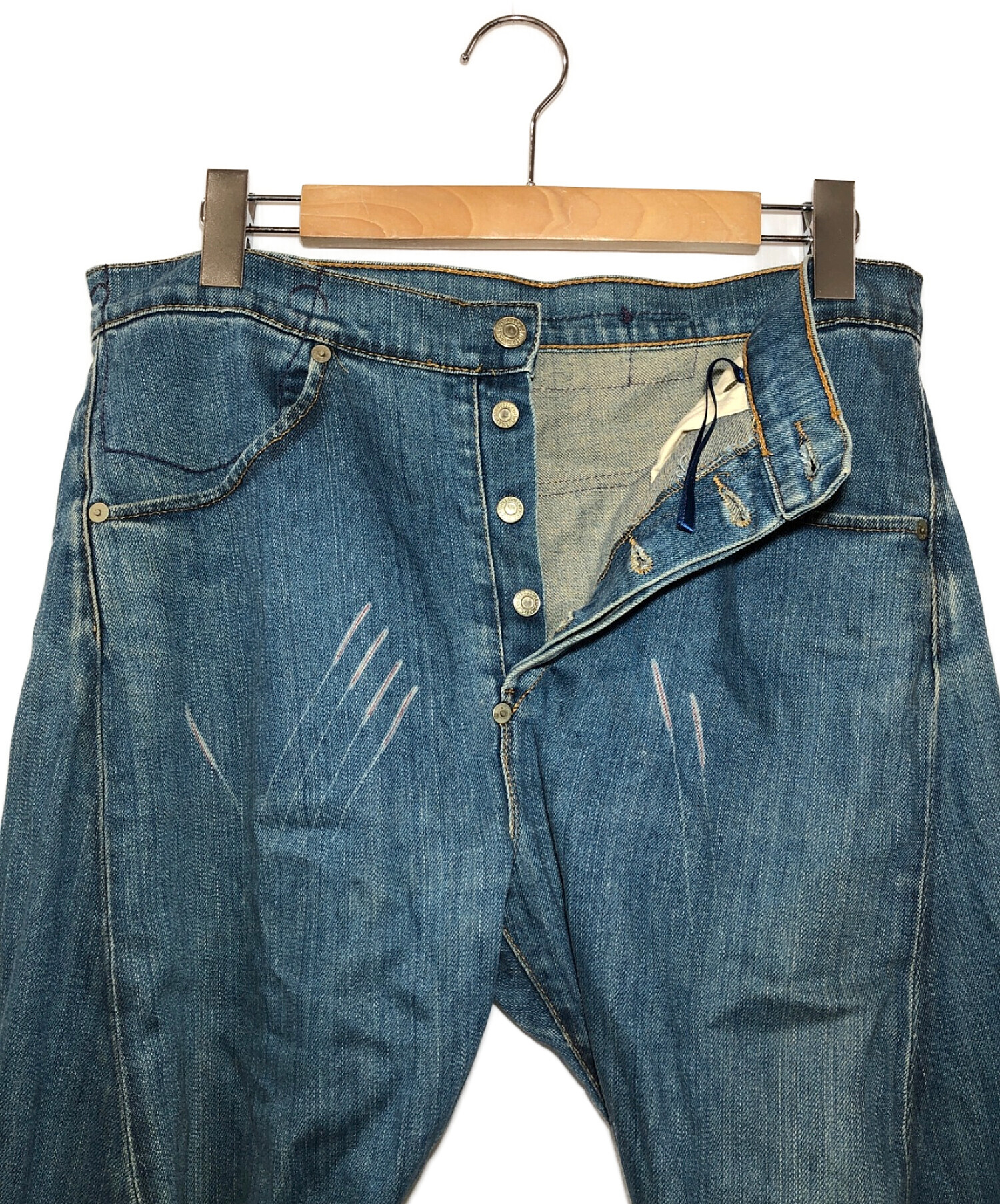 中古・古着通販】LEVI'S RED (リーバイス レッド) 爪痕デニムパンツ