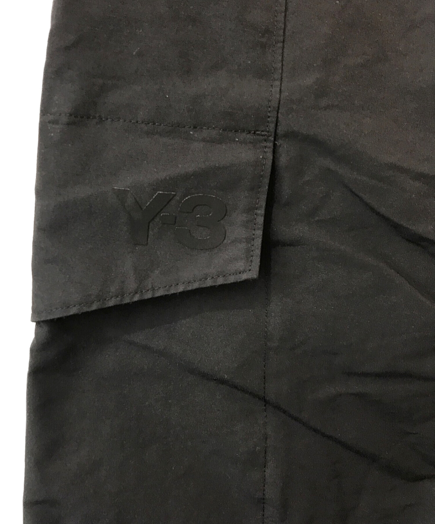 Y-3 (ワイスリー) クラシック ウィンター ナイロン カーゴ パンツ ブラック サイズ:xs