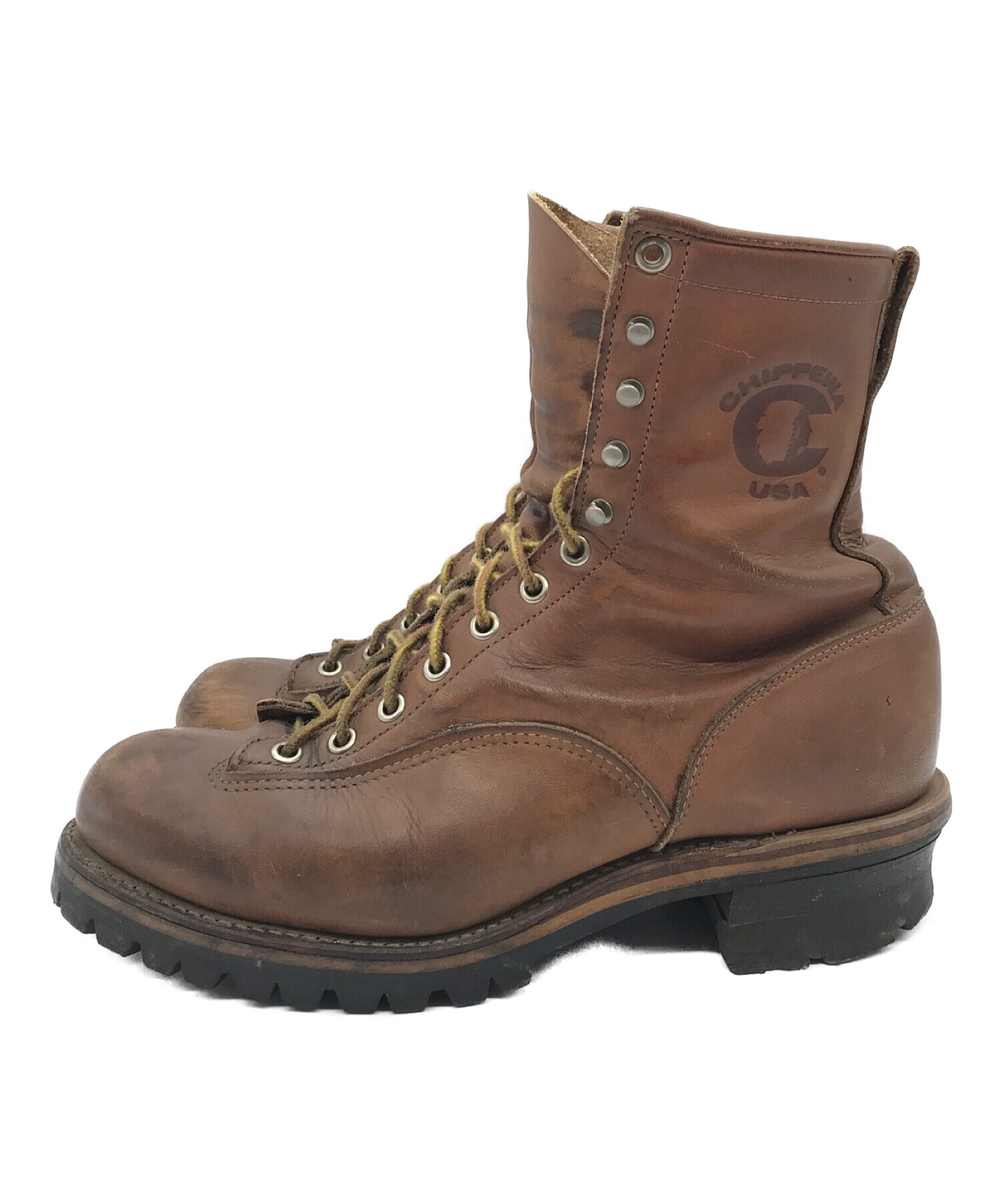 チペワCHIPPEWA 73111 ロガーブーツ ブラック サイズ9.5M-