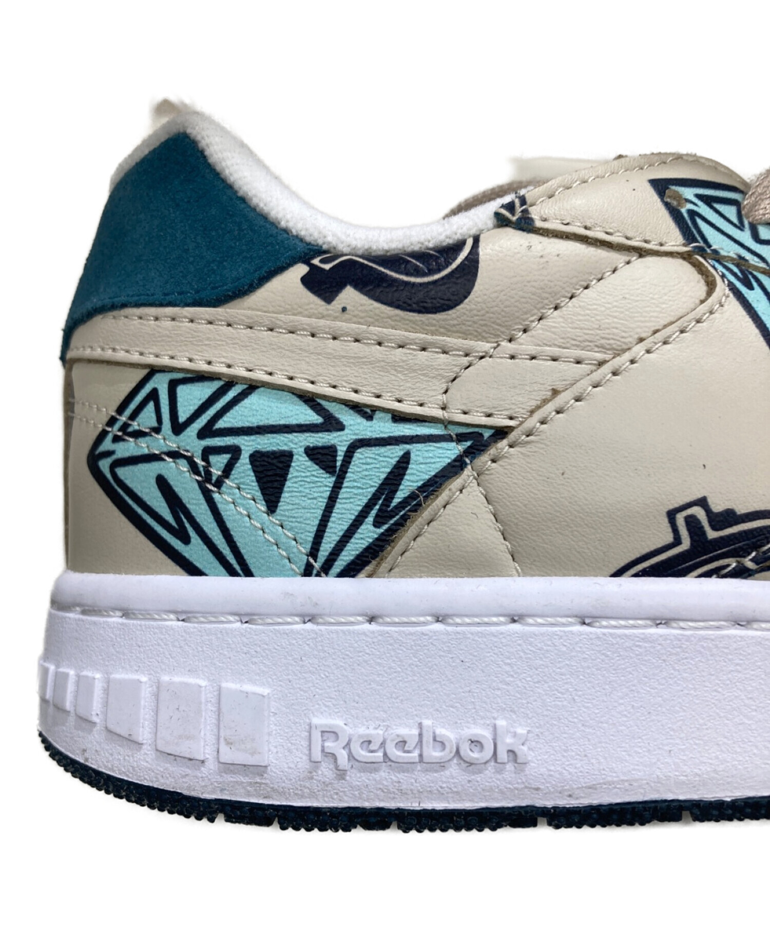 BBC ICECREAM × Reebok (ビリオネアボーイズクラブ アイスクリーム ×リーボック) ローカットスニーカー ベージュ サイズ:26cm