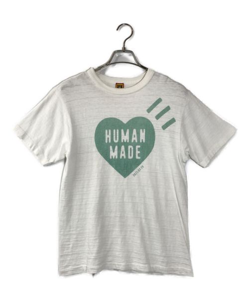 HUMAN MADE ヒューマンメイド DAILY S/S T-Shirt デイリー記念日 半袖Tシャツ カットソー ホワイト/レッド