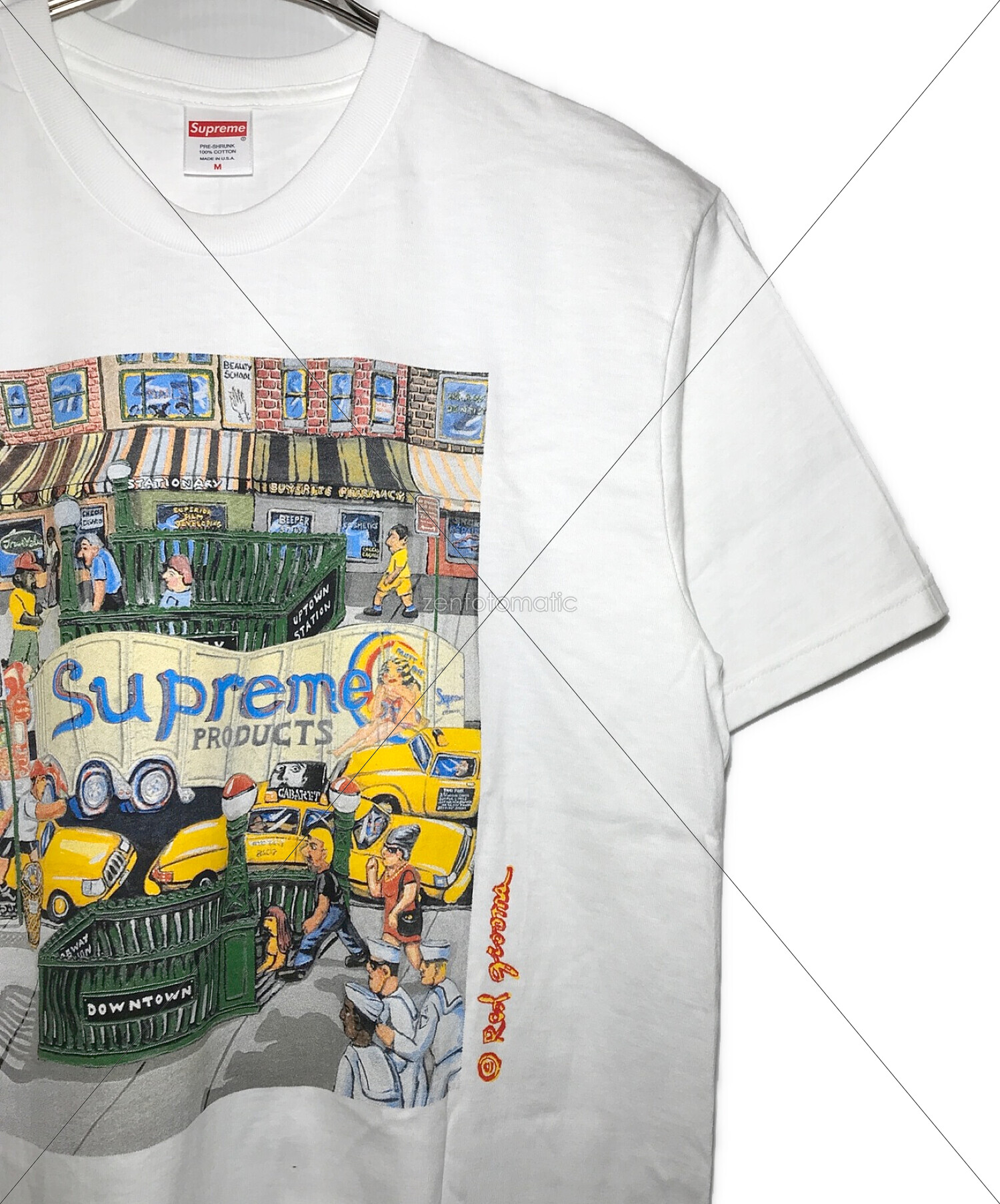 中古・古着通販】Supreme (シュプリーム) マンハッタンTEE ホワイト