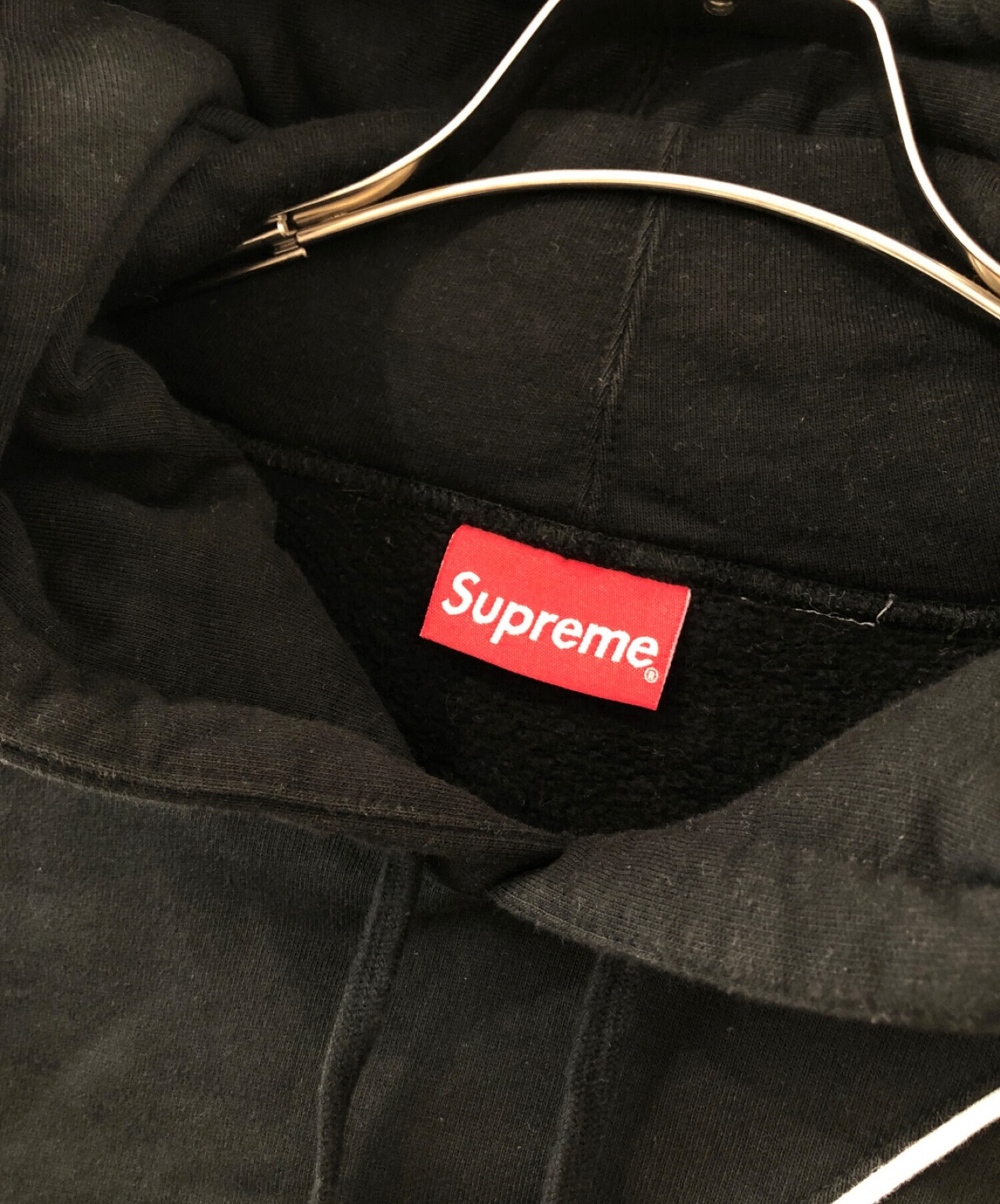 Supreme (シュプリーム) Big S Hooded Sweatshirt　ビッグエスプルオーバーパーカー ブラック サイズ:L