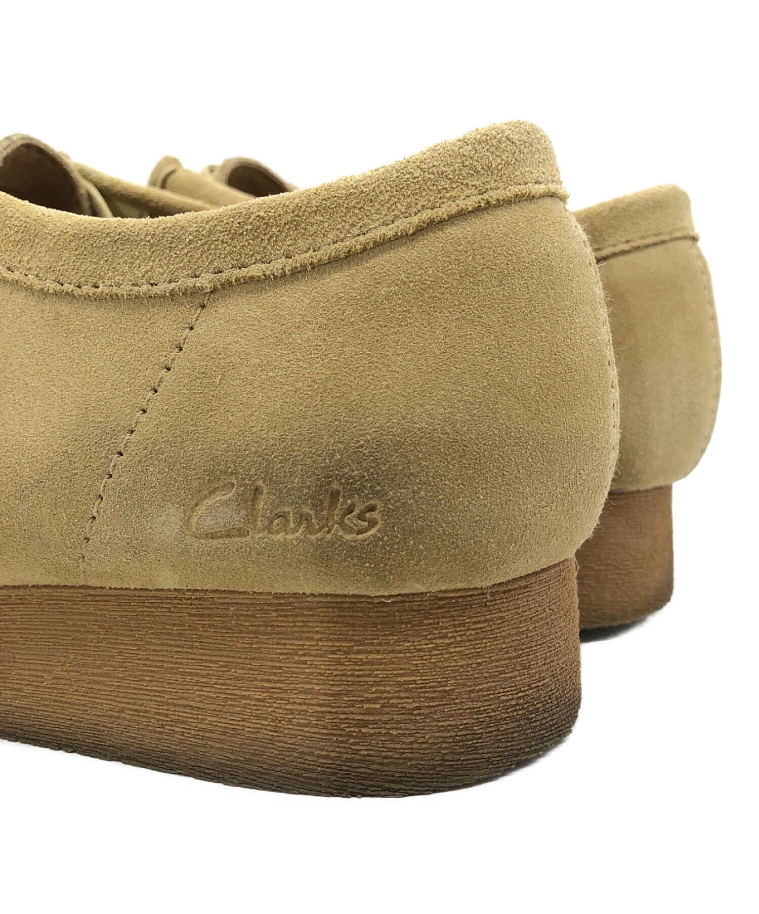 中古・古着通販】CLARKS (クラークス) ワラビーブーツ ベージュ サイズ