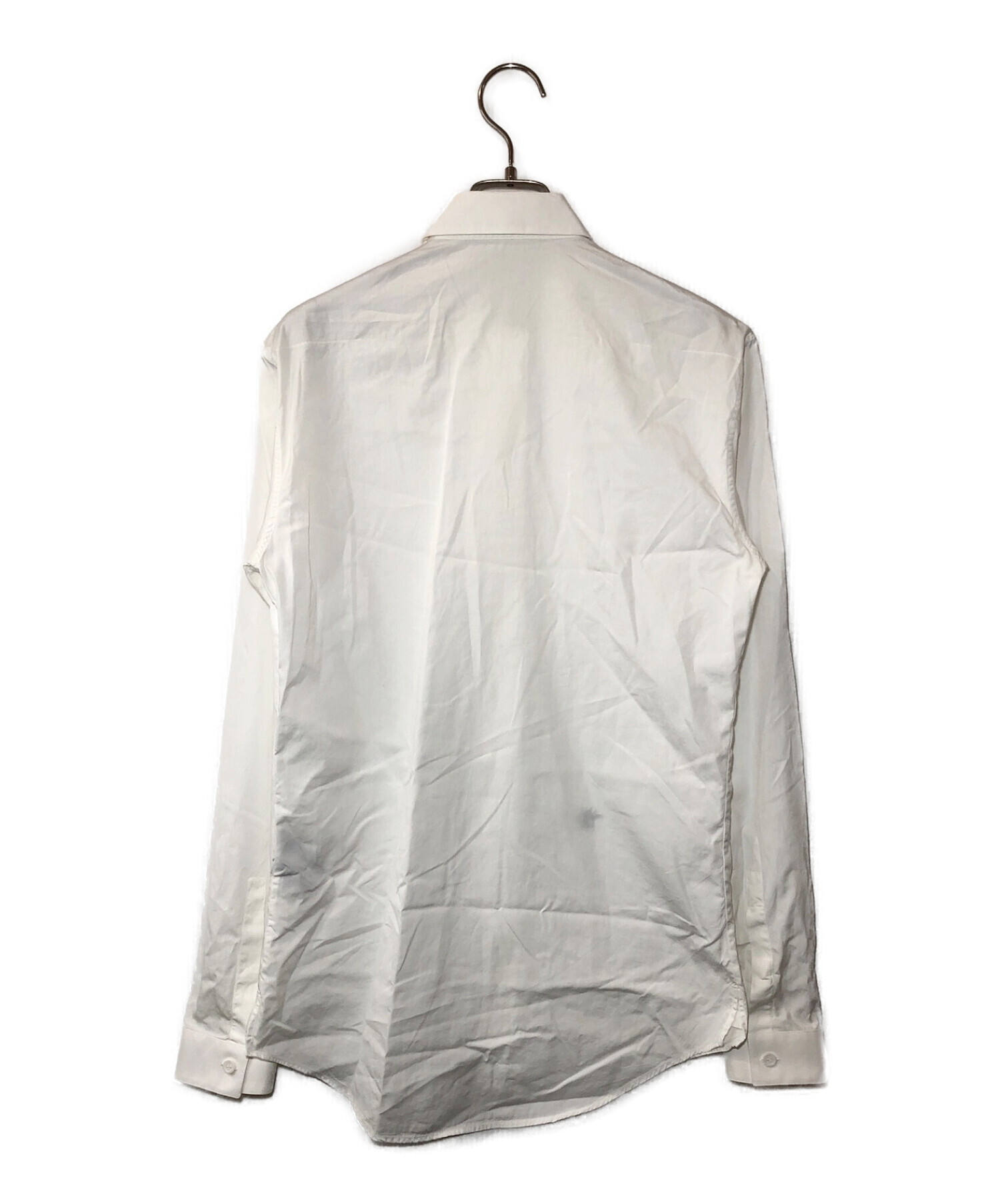 ○状態Dior　ディオール　BEE刺繍　シンプルシャツ　白　比翼　キムタク着用　37