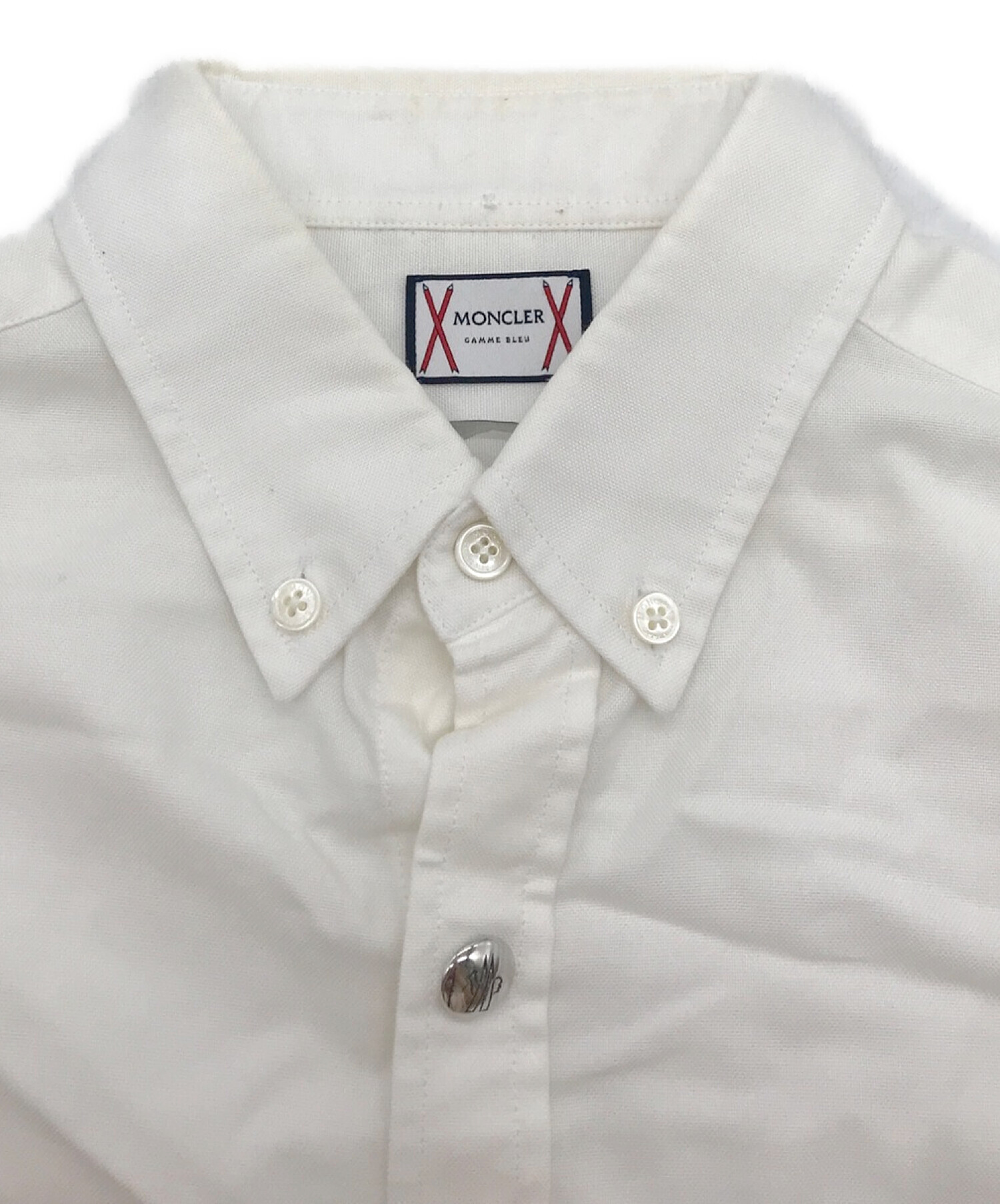 モンクレール CAMICIA 長袖ボタンダウン シャツ ブルー - シャツ