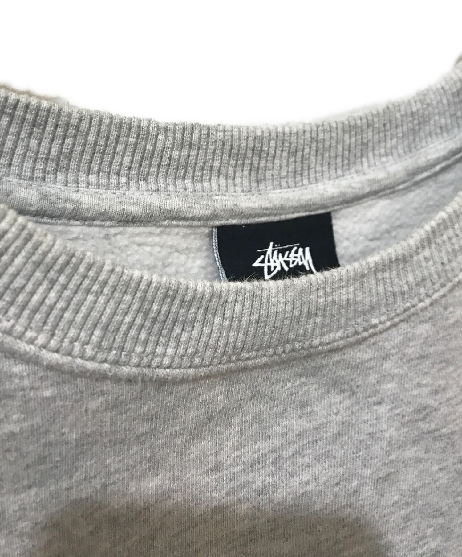 stussy (ステューシー) クルーネックスウェット グレー サイズ:M