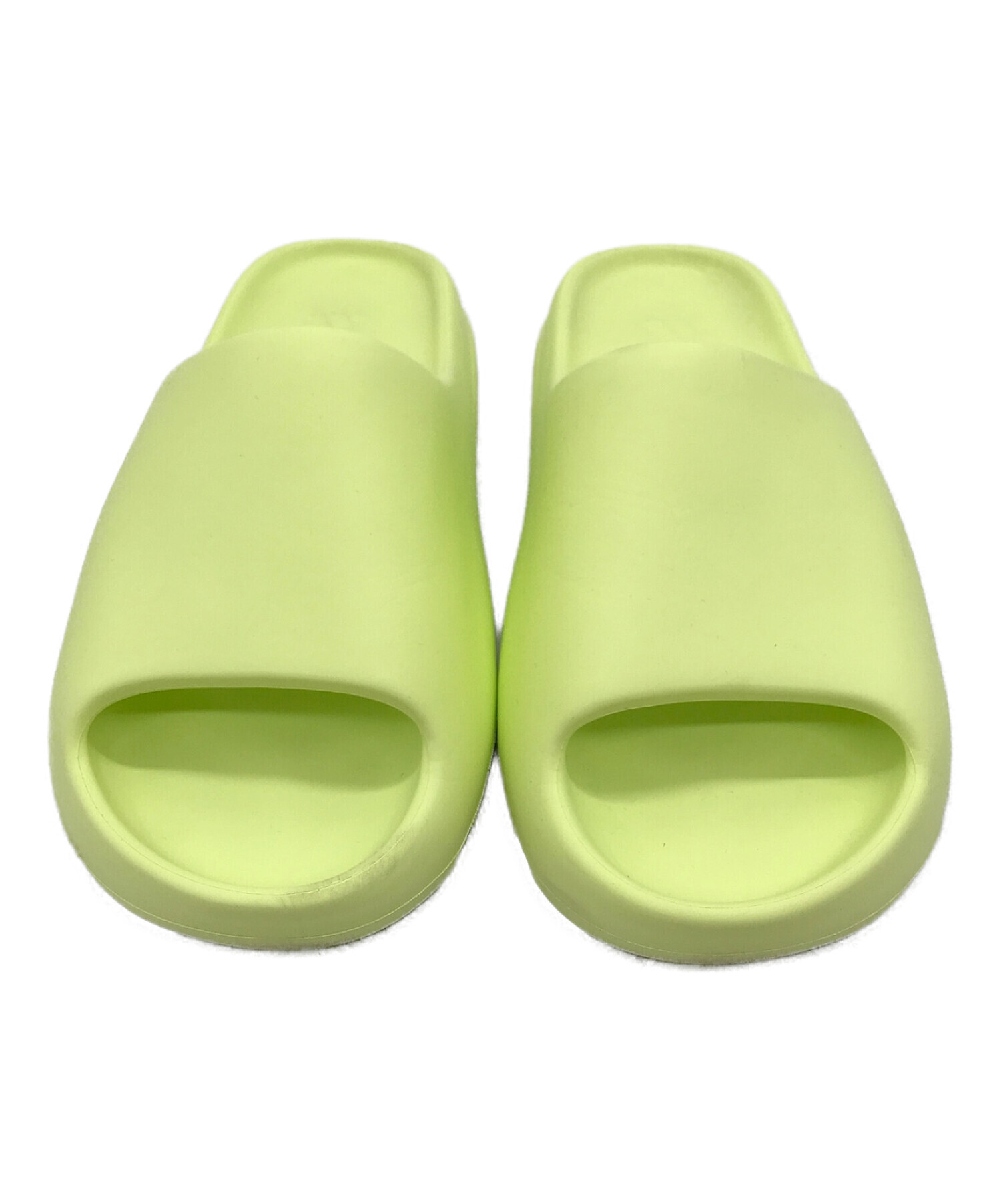 adidas (アディダス) イージー スライドサンダル 黄緑 サイズ:27.5