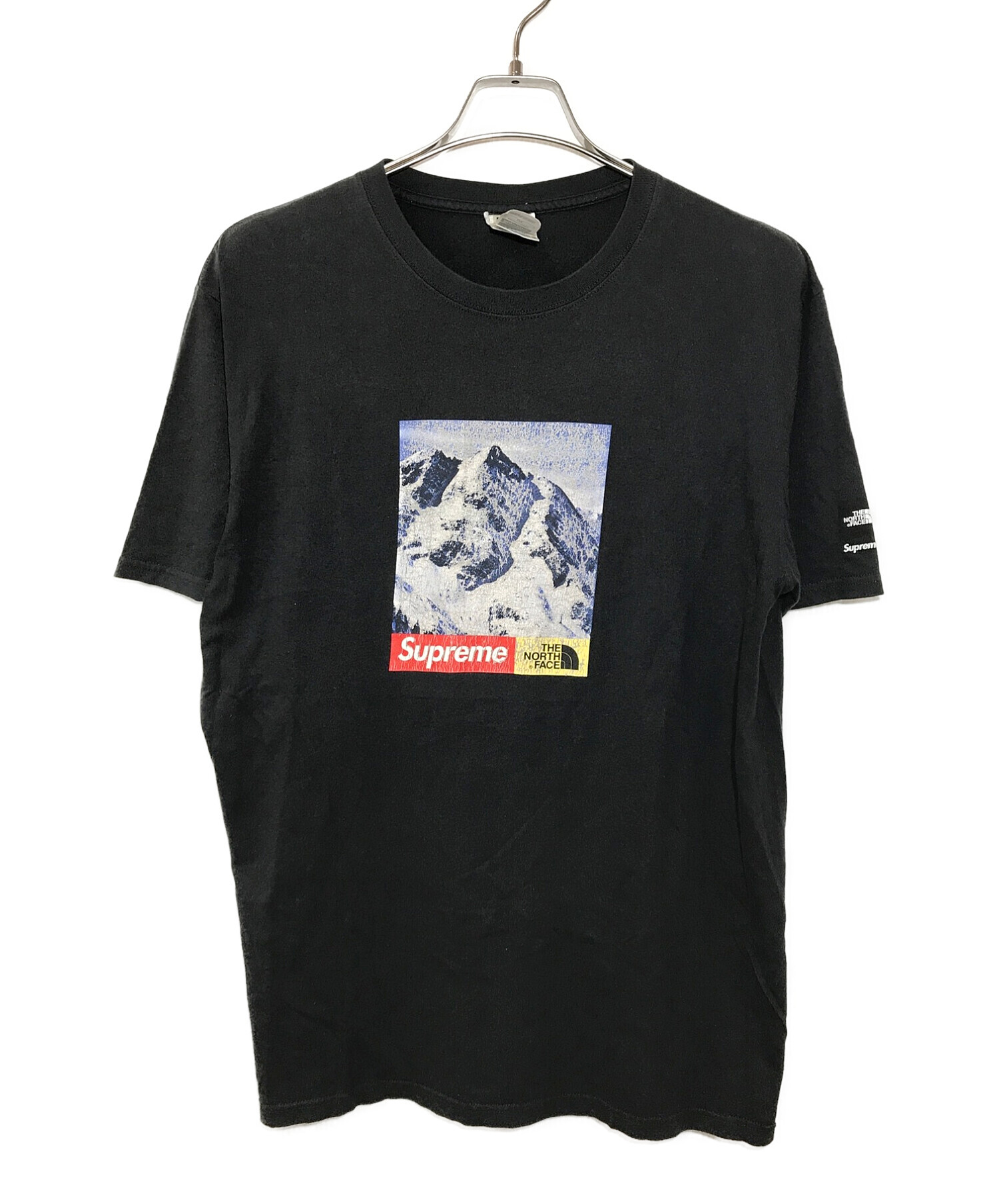 Supreme (シュプリーム) THE NORTH FACE (ザ ノース フェイス) マウンテンロゴTシャツ ブラック サイズ:L