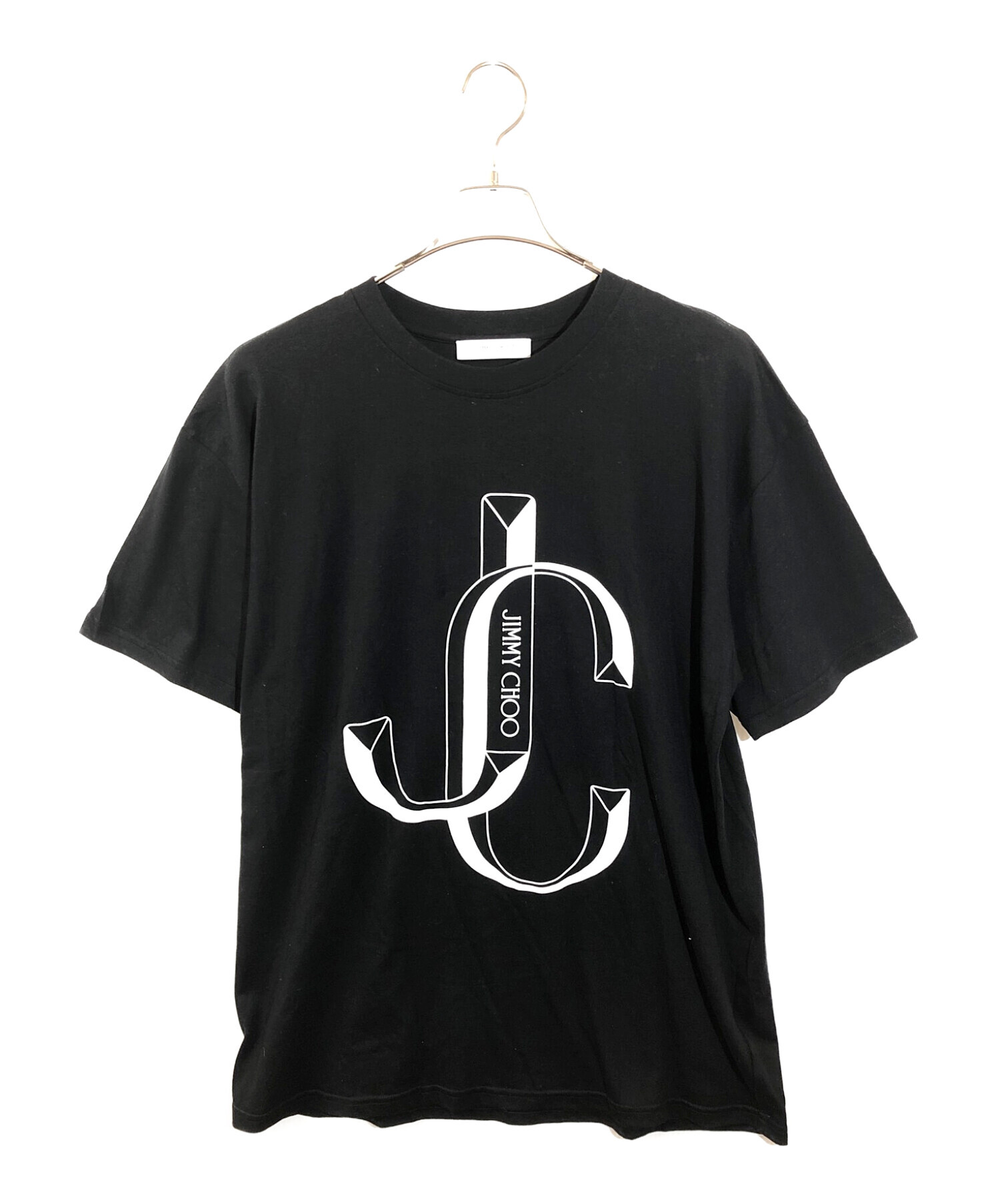 中古・古着通販】JIMMY CHOO (ジミーチュウ) JC TEE ブラック サイズ:L