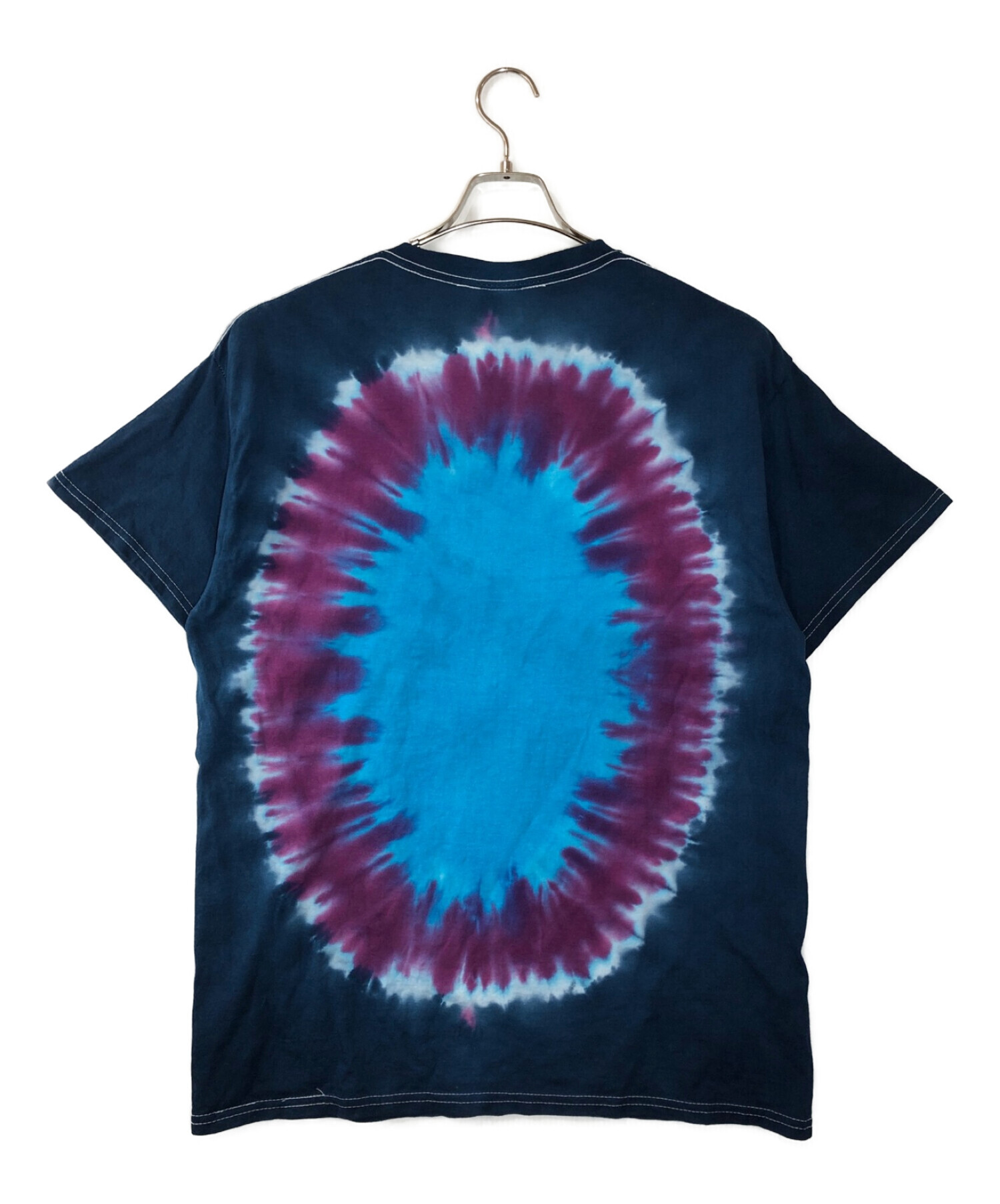 CHALLENGER (チャレンジャー) TIE DYE THUNDER ROSE TEE　タイダイプリントTシャツ ブルー サイズ:L