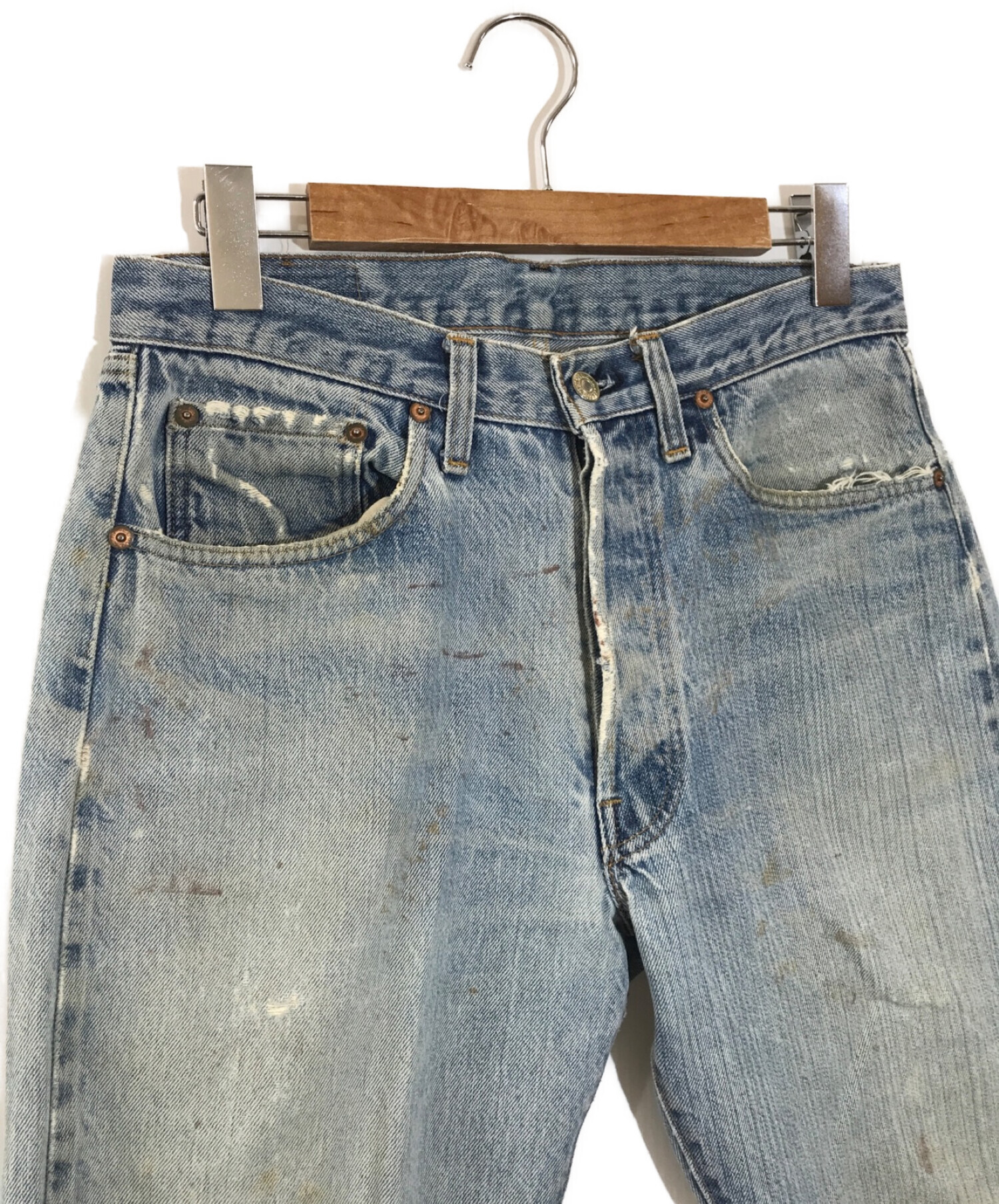 中古・古着通販】LEVI'S (リーバイス) ダメージ加工デニムパンツ