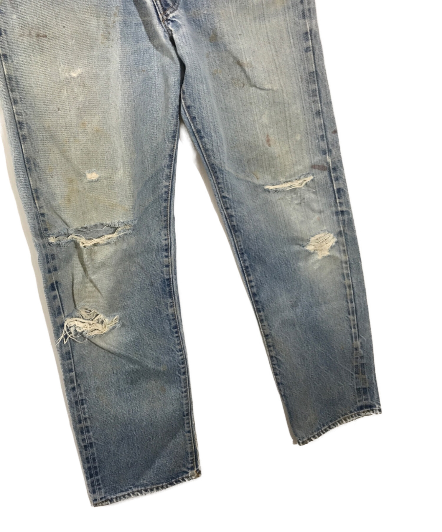 中古・古着通販】LEVI'S (リーバイス) ダメージ加工デニムパンツ