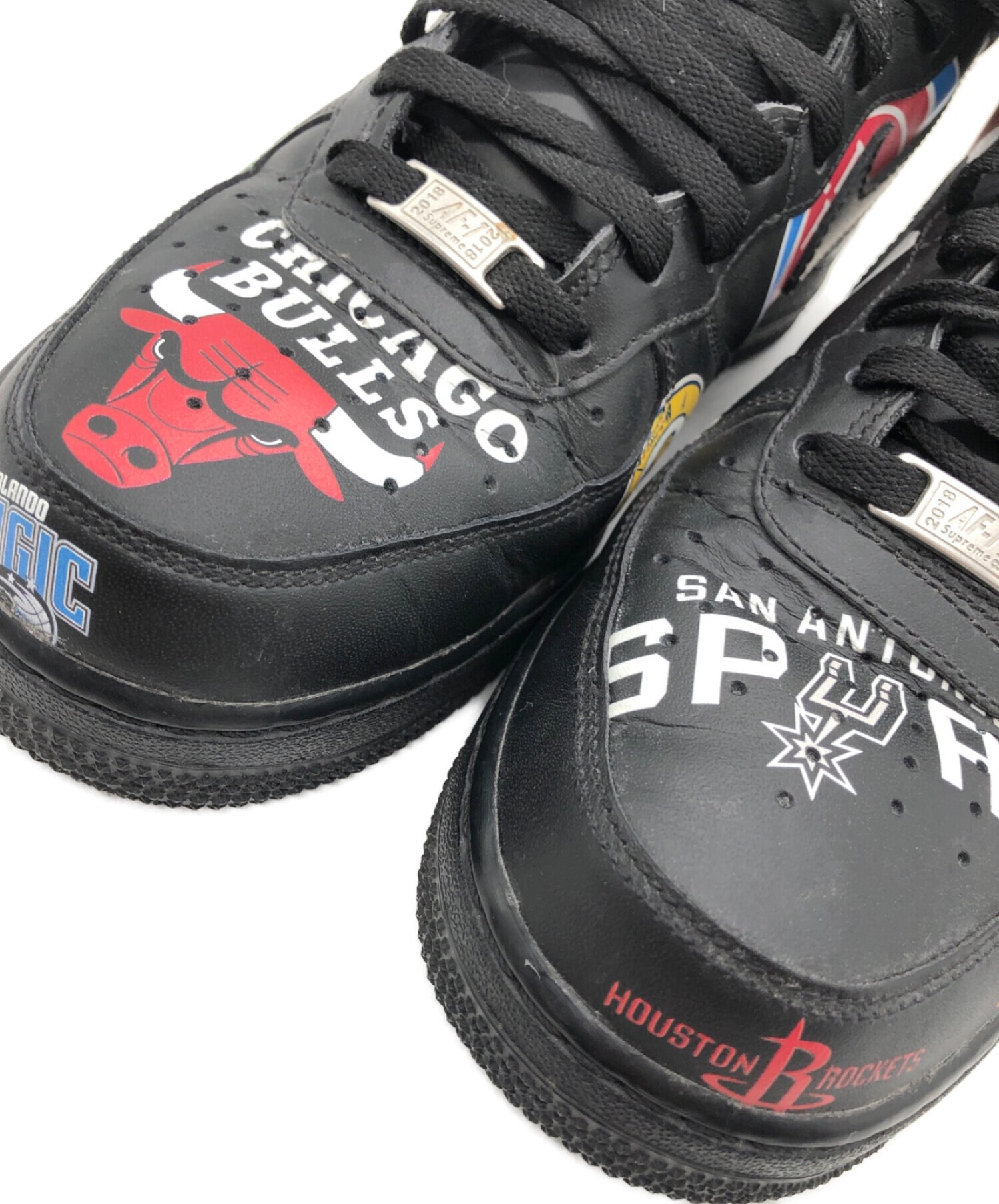 NIKE (ナイキ) Supreme (シュプリーム) NBA (エヌビーエー) AIR FORCE 1 MID ’07　エアフォース1 ミッド  ’07 ブラック サイズ:26.5