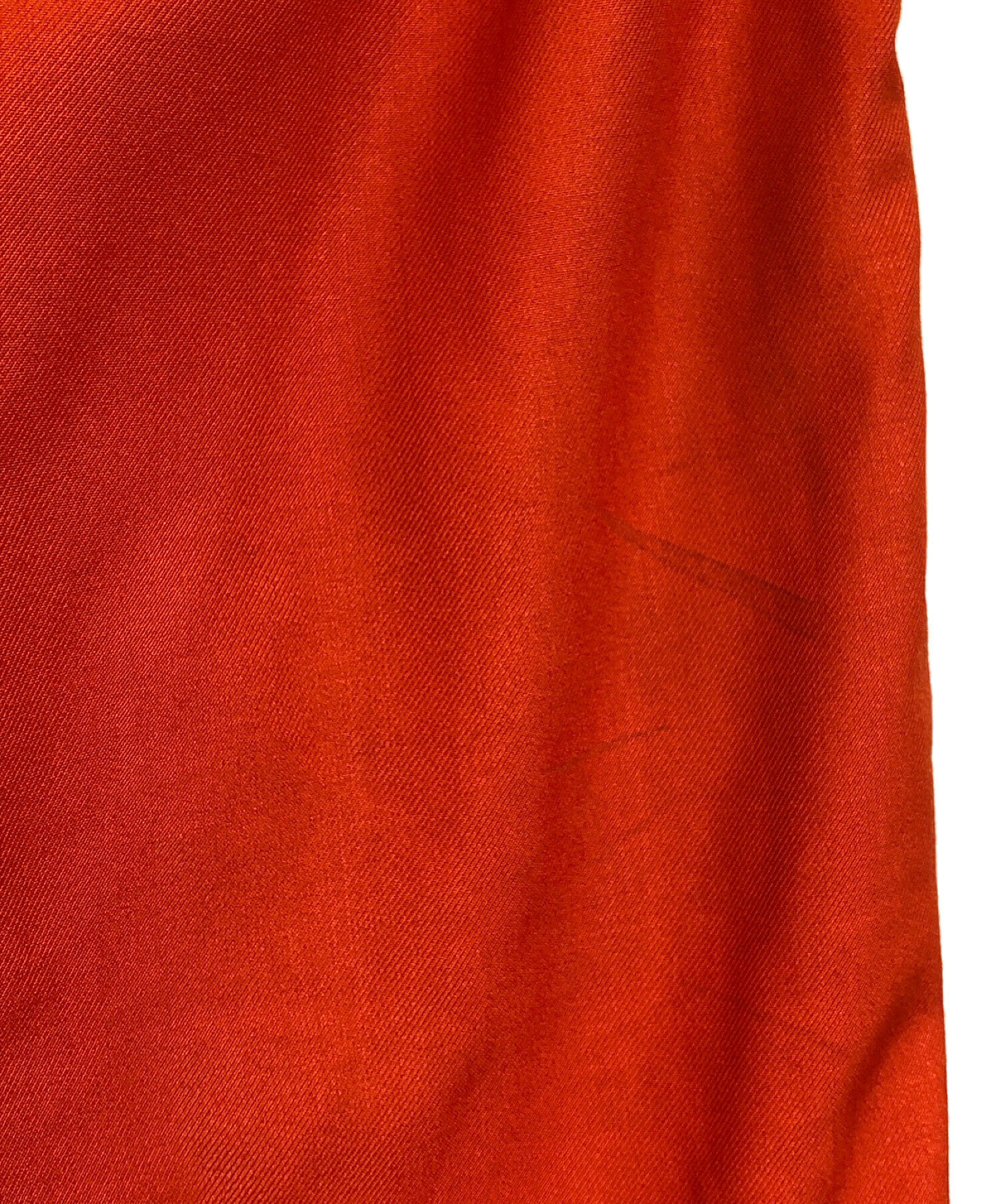 Wool Fabric - Red/Orange