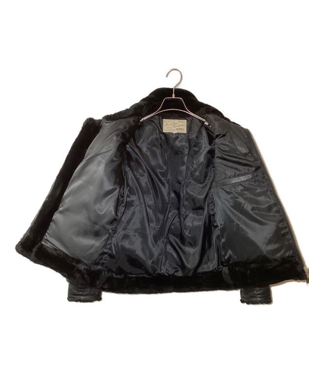【お得超特価】Sanskrit 羊革 leather bomber jacket ジャケット・アウター