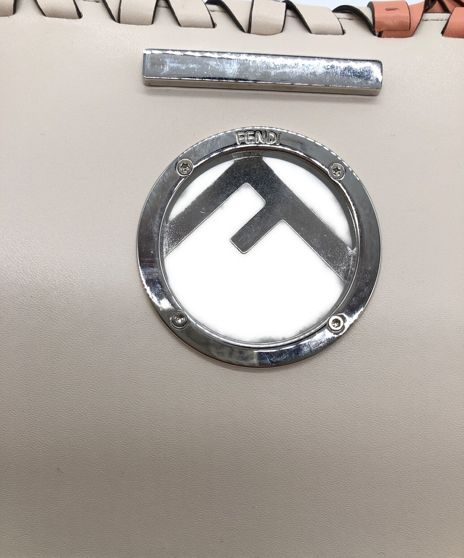 中古・古着通販】FENDI (フェンディ) チェーンショルダーレザーバッグ