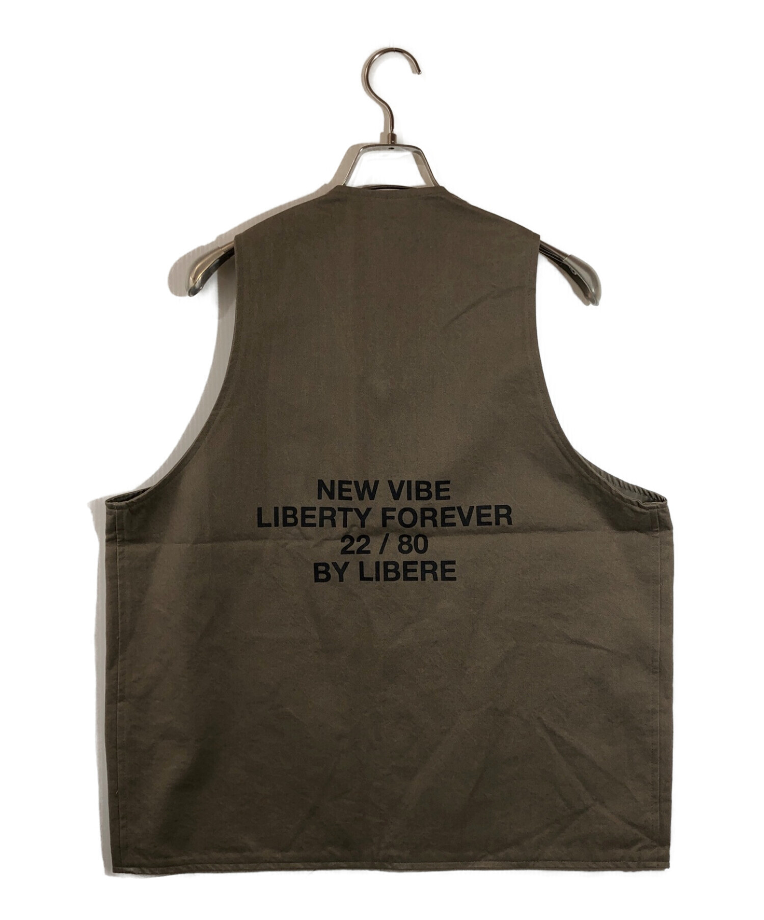 中古・古着通販】LIBERE (リベーレ) SLOGAN WORK VEST スローガン