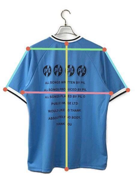 シュプリーム 22AW Vネック PiL ベースボール トップ Tシャツ XLポリエステル100％