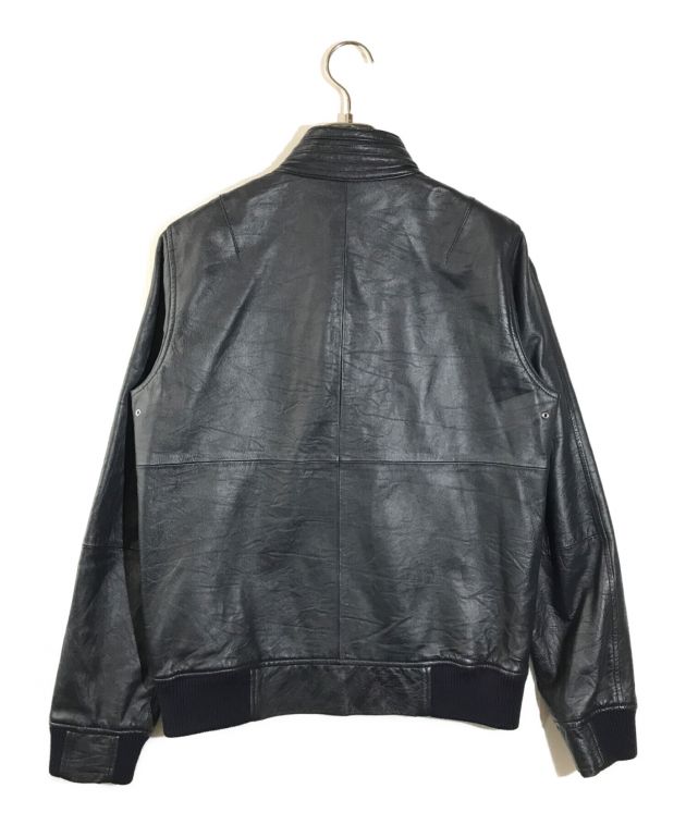 中古・古着通販】SOPHNET. (ソフネット) WASHED LEATHER STAND COLLOR BLOUSON ウォッシュドレザー スタンドカラーブルゾン ネイビー サイズ:S｜ブランド・古着通販 トレファク公式【TREFAC FASHION】スマホサイト