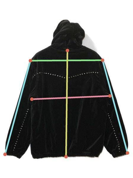 中古・古着通販】Supreme (シュプリーム) スタッズベルベットフーデッドワークジャケット ブラック サイズ:L｜ブランド・古着通販  トレファク公式【TREFAC FASHION】スマホサイト