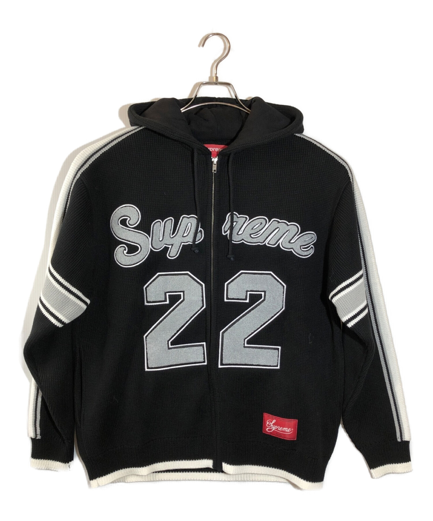 Supreme (シュプリーム) スポーツジップアップフーディセーター ブラック サイズ:M