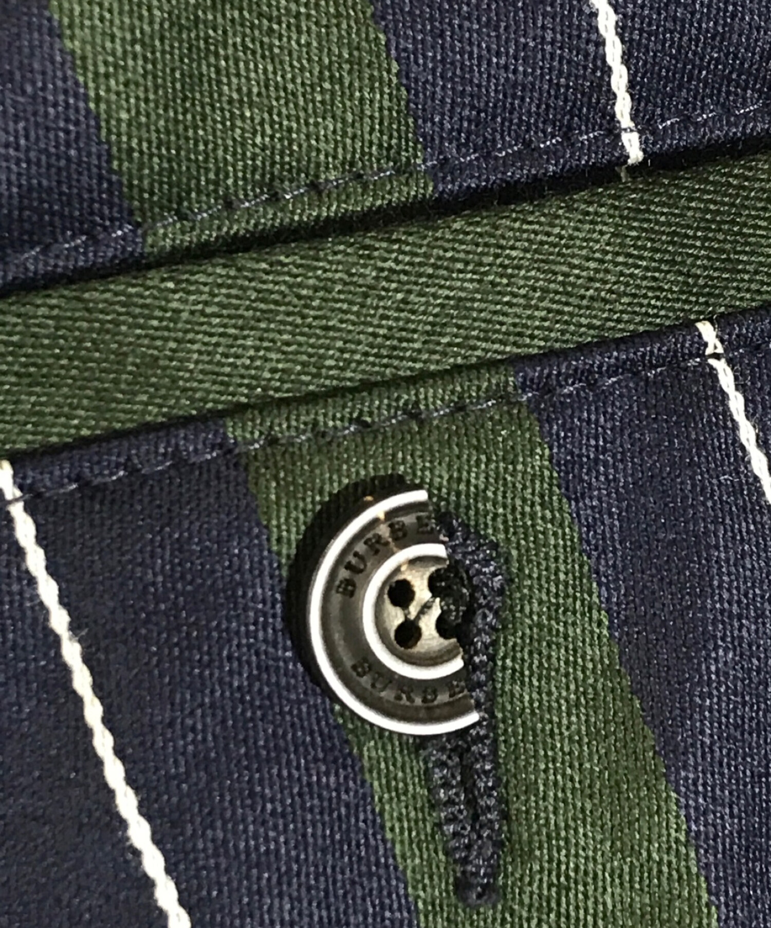 中古・古着通販】BURBERRY (バーバリー) ストライプウールコットン