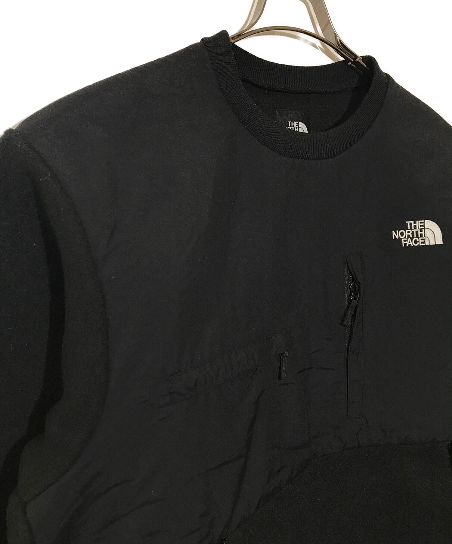 THE NORTH FACE (ザ ノース フェイス) デナリクルーフリースカットソー ブラック サイズ:XL