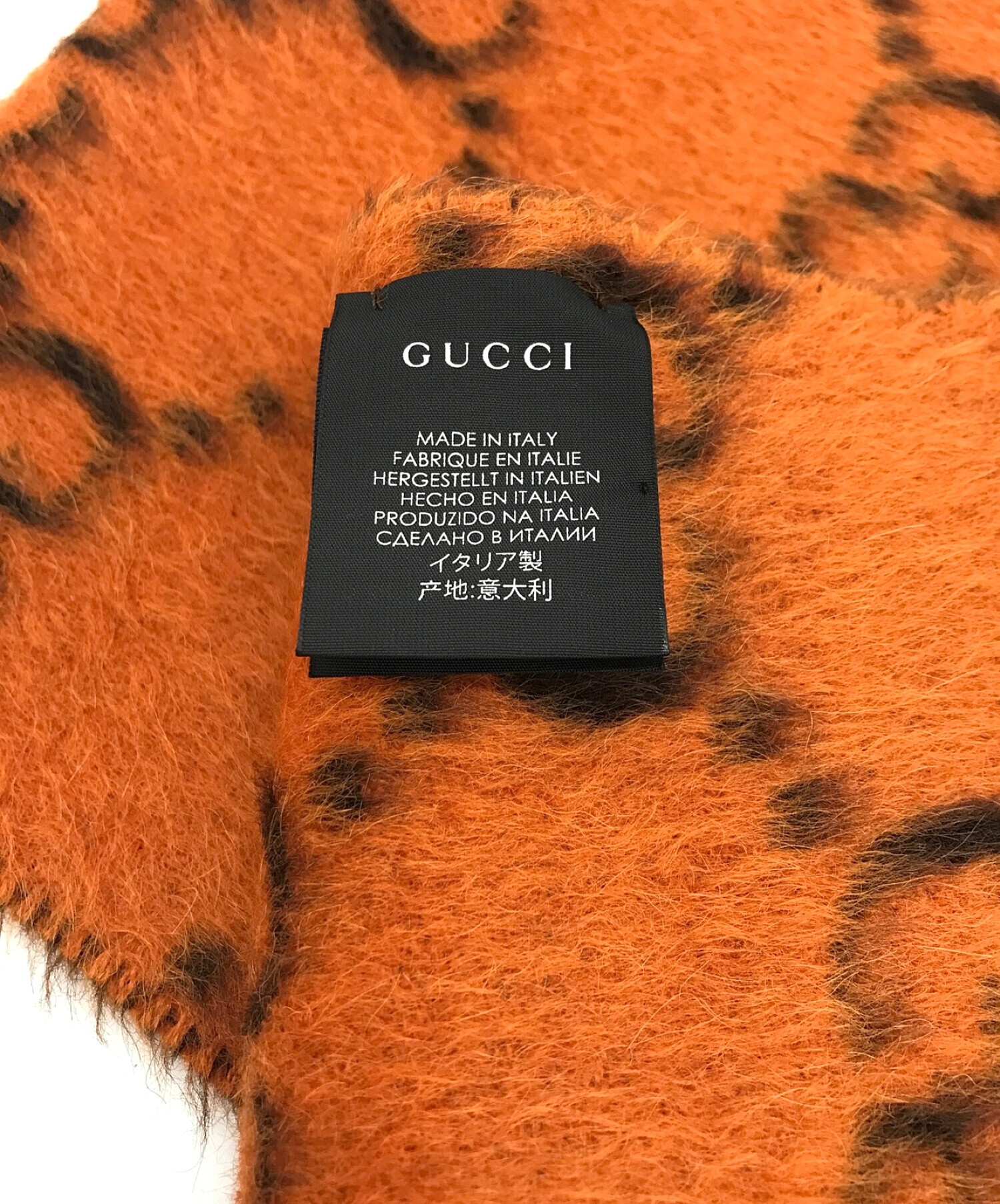 中古・古着通販】GUCCI (グッチ) ウールアルパカGGストール