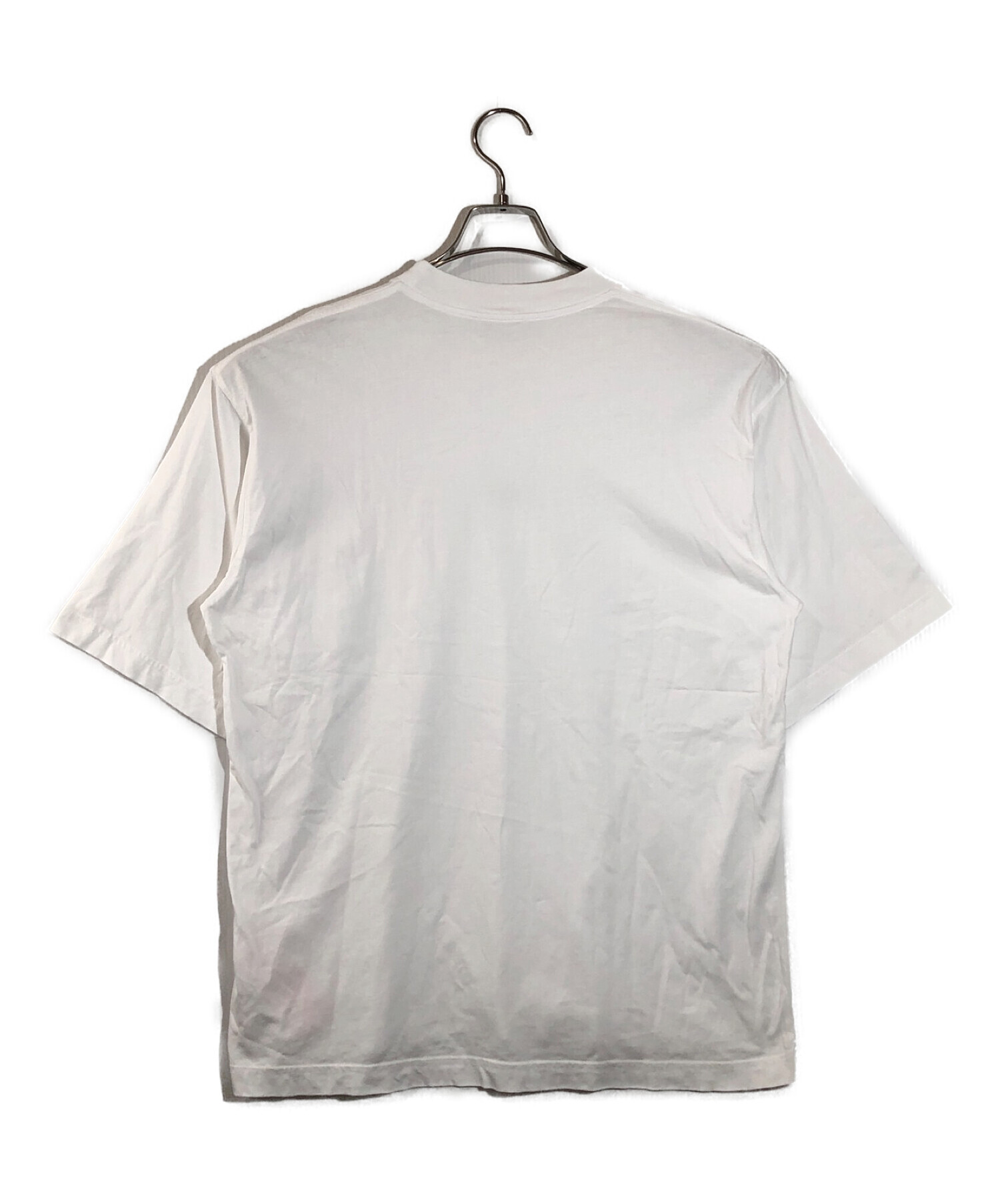 中古・古着通販】MARNI (マルニ) ロゴ刺繍Tシャツ ホワイト サイズ:48