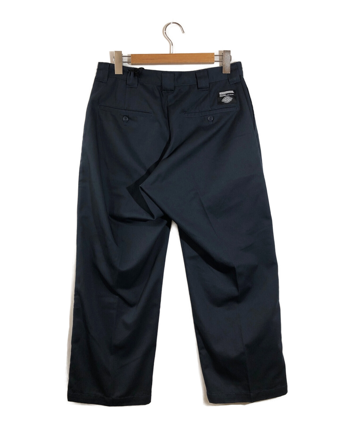 Dickies (ディッキーズ) NEIGHBORHOOD (ネイバーフッド) WP WIDE PANTS　ワークワイドパンツ ネイビー サイズ:M  未使用品