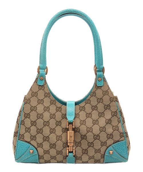 中古・古着通販】GUCCI (グッチ) ニュージャッキー レザーGGキャンバス