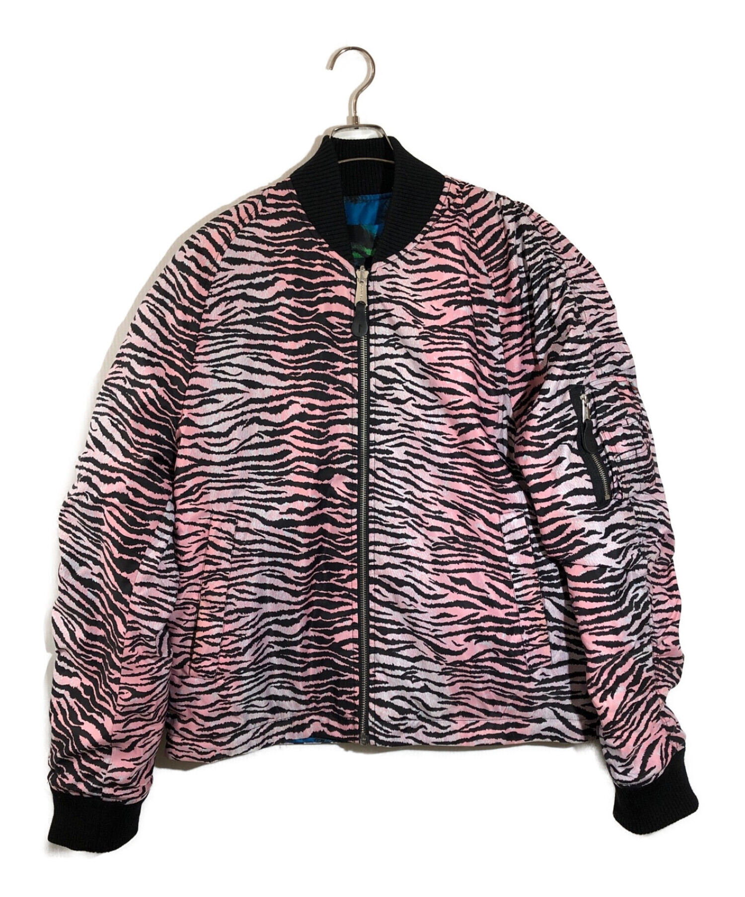 H&M (エイチアンドエム) KENZO (ケンゾー) リバーシブルタイガージャケット ピンク サイズ:L