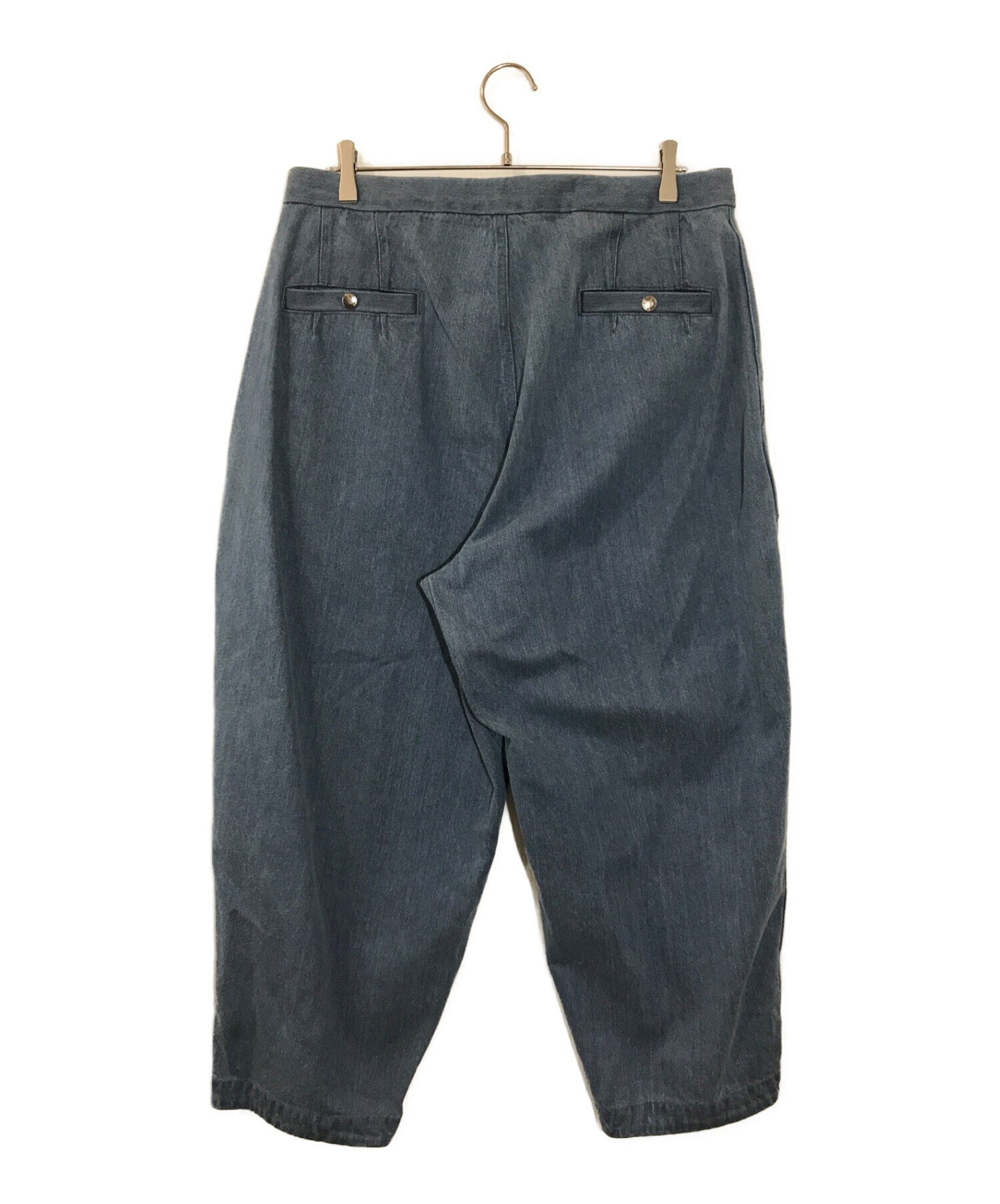 THE NORTHFACE PURPLELABEL (ザ・ノースフェイス パープルレーベル) Denim Field Wide Cropped  Pants　デニムフィールドワイドクロップドパンツ ブルー サイズ:36