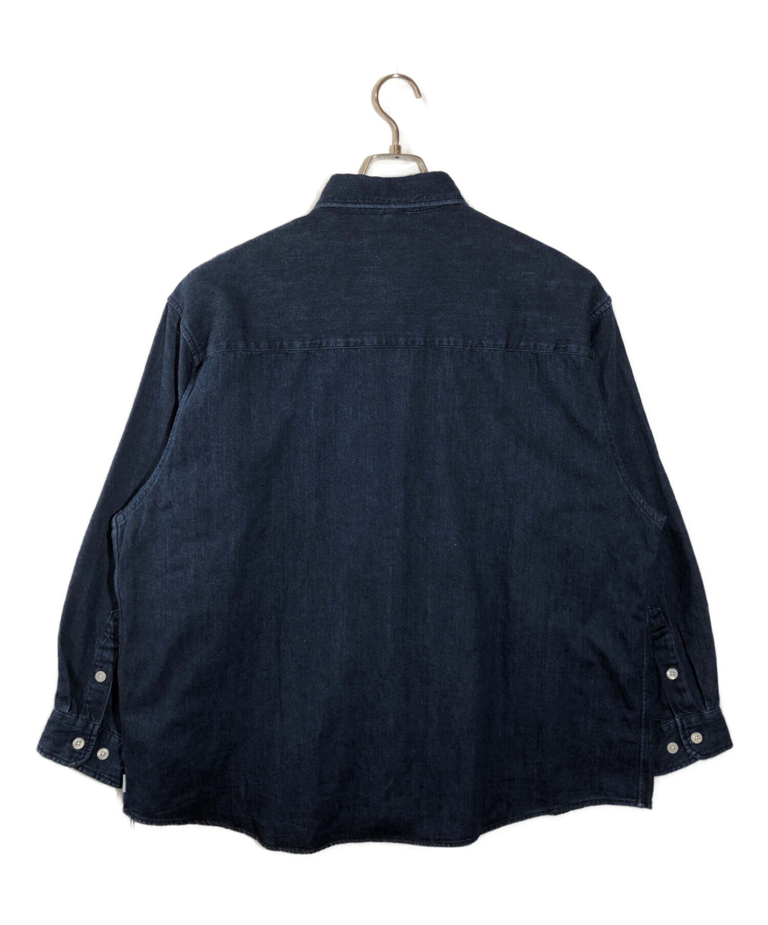 WTAPS (ダブルタップス) BD 04 / LS / COTTON. DENIM　ボタンダウンシャツ インディゴ サイズ:03 未使用品