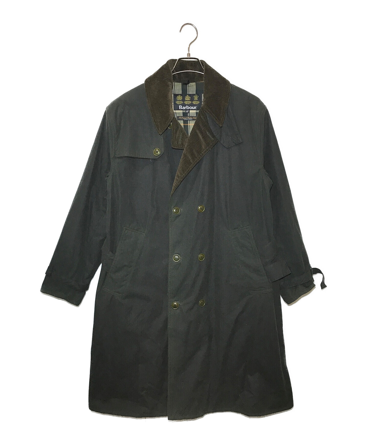 中古・古着通販】Barbour (バブアー) ワックストレンチコート カーキ