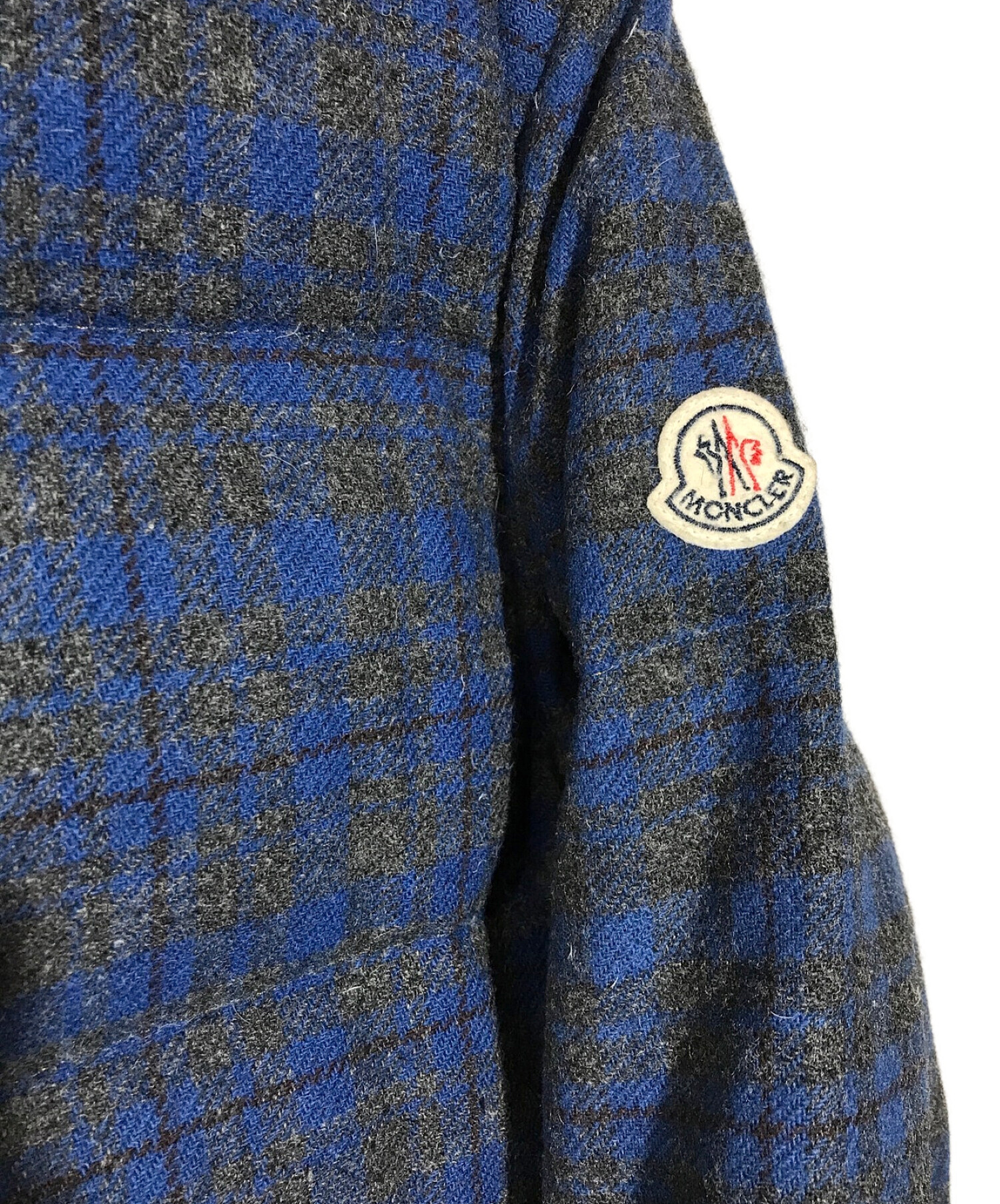 MONCLER (モンクレール) JUNYA WATANABE MAN (ジュンヤワタナベマン) ツイードダウンジャケット ネイビー サイズ:L