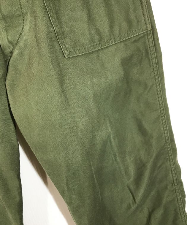 中古・古着通販】WTAPS (ダブルタップス) TROUSERS COTTON SATIN OLIVE 